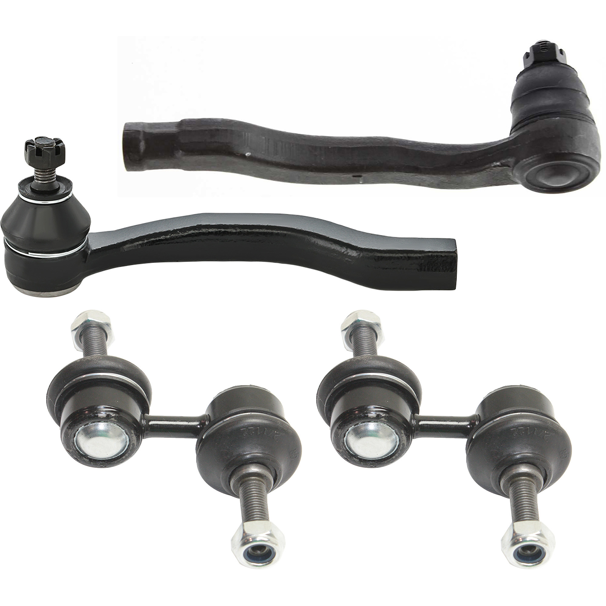 AM CIVIC 99-00 CR V 97-01 FRONT SUSPENSION KIT 4 pc Kit with Sway Bar Links and Tie Rod Ends SKU KIT 092017-39 OEM 18408-1014698-1014865-2651330