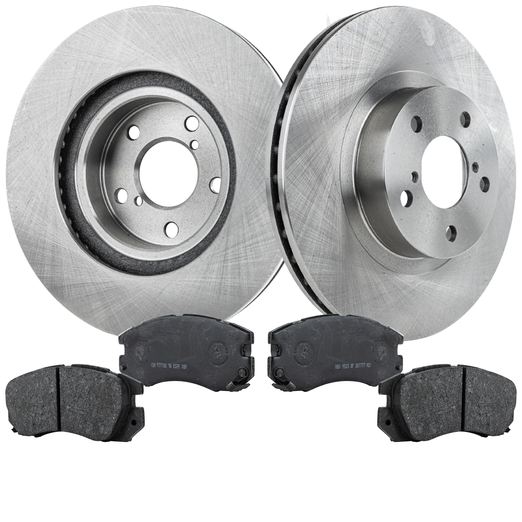 AM LEGACY 91-96 FRONT BRAKE DISC AND PAD KIT 2 Wheel Set SKU KIT 092022-06 OEM 26310AA091-26310AA092-26310AA1