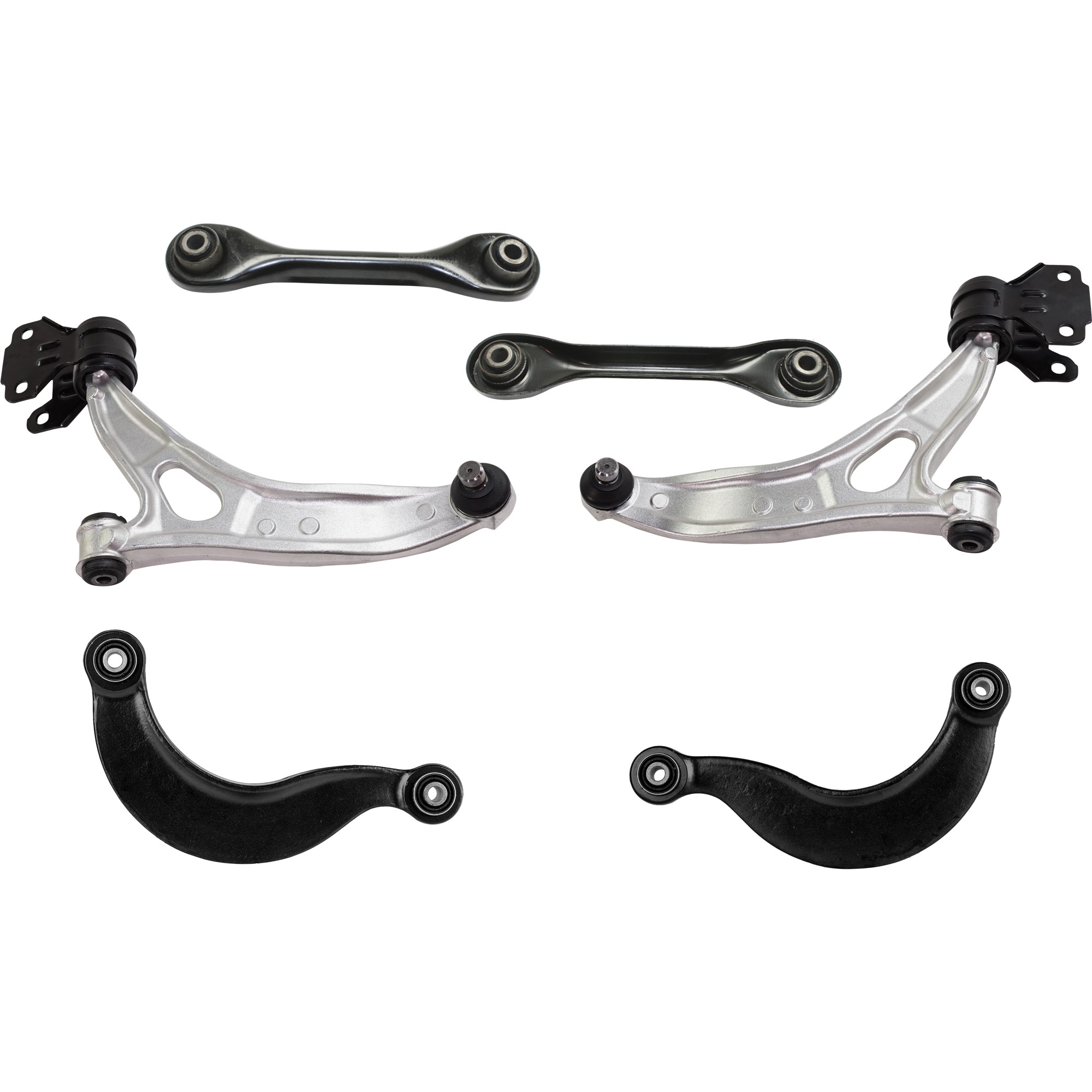 AM C MAX 13-18 FOCUS 12-18 FRONT AND REAR CONTROL ARM RH AND LH Upper and Lower 6 pc Kit with Lateral Links SKU KIT 092322-26 OEM BV6Z3079G CV6Z3079B BV6Z3079C