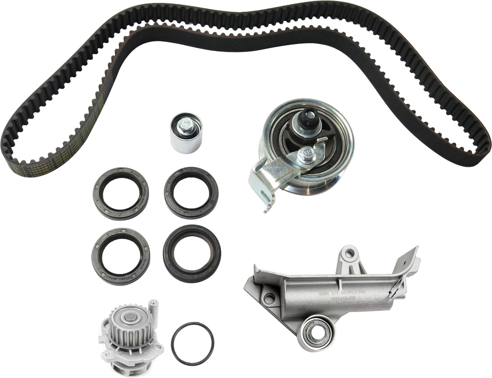 AM JETTA 00-05 TT QUATTRO 00-06 TIMING BELT KIT 3 pc Kit with T Belt Tension Adjuster and Water Pump SKU KIT 092617-02