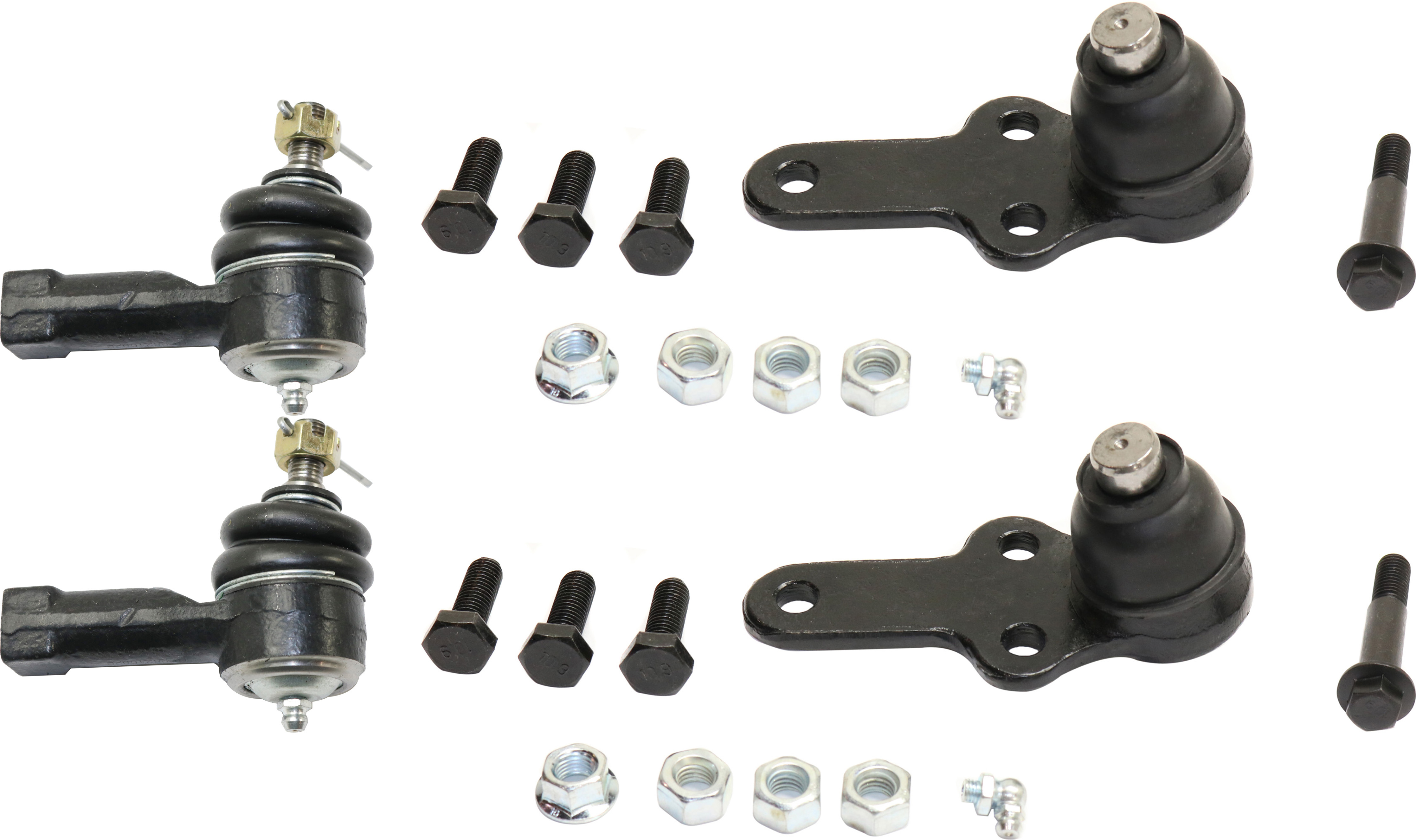 AM FOCUS 06-07 FRONT SUSPENSION KIT RH AND LH 4 Pc Kit with Ball Joints and Tie Rod Ends SKU KIT 092617-16 OEM 2601723-5051416-10980407-45D24
