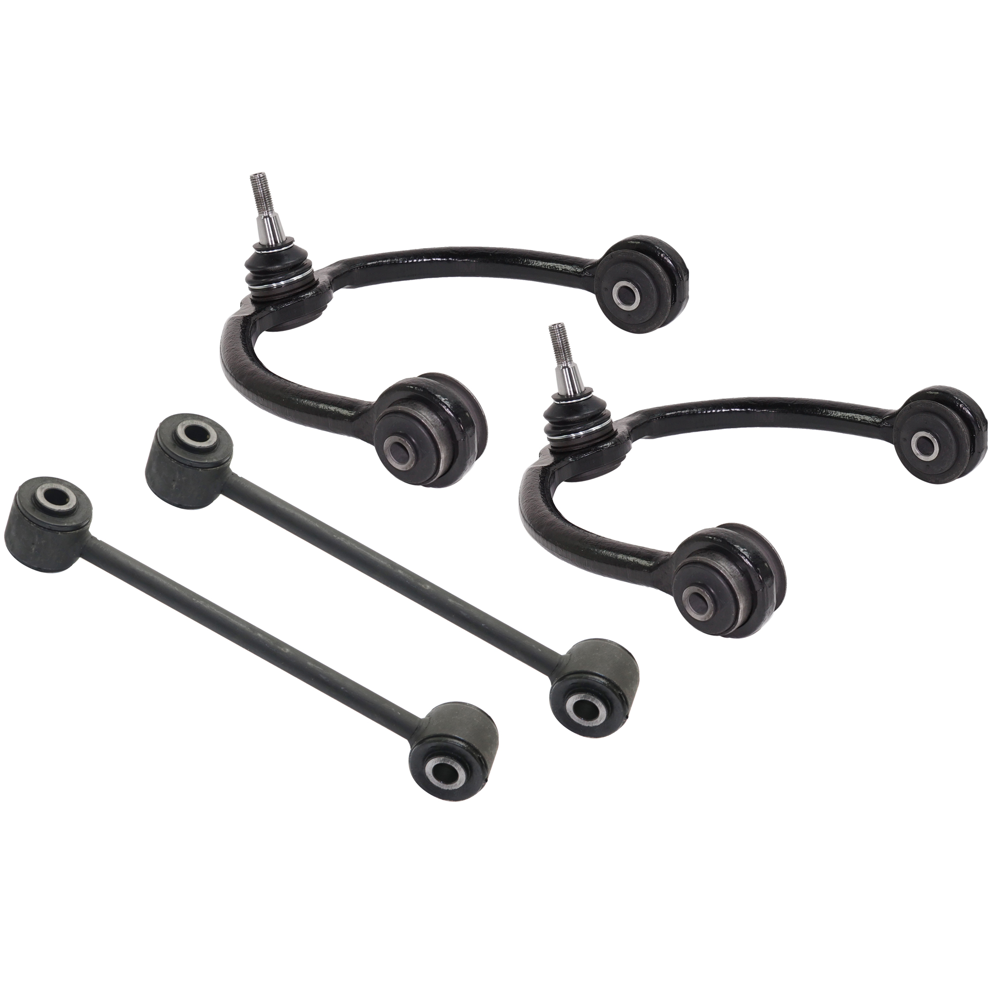 AM GRAND CHEROKEE 05-10 COMMANDER 06-10 FRONT CONTROL ARM KIT RH AND LH Upper w ball joint s 4 pc Kit with Sway Bar Link SKU KIT 092617-38 OEM 52090206AI 52089467AB