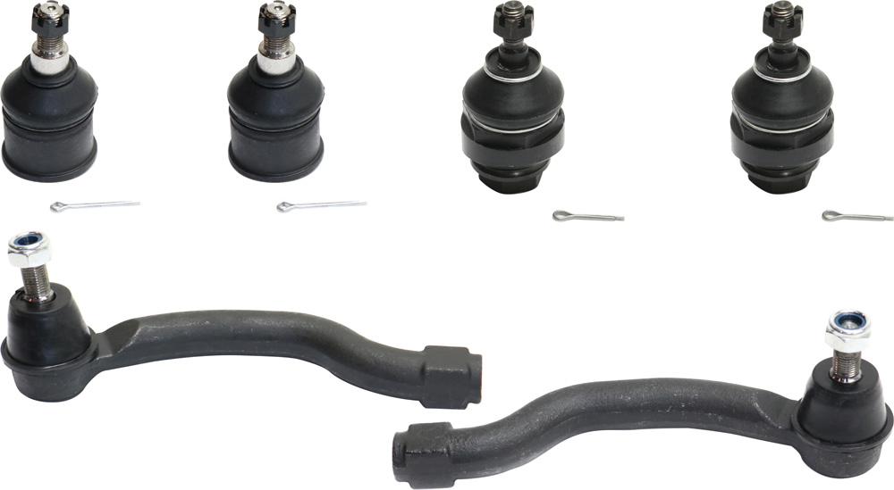 AM ACCORD 08-12 TSX 09-14 FRONT SUSPENSION KIT RH AND LH 6 pc kit w Ball Joints and Tie Rod Ends SKU KIT 092617-53 Partslink HO4521101 HO4520101 OEM GS60503-41532-2642936-2643039