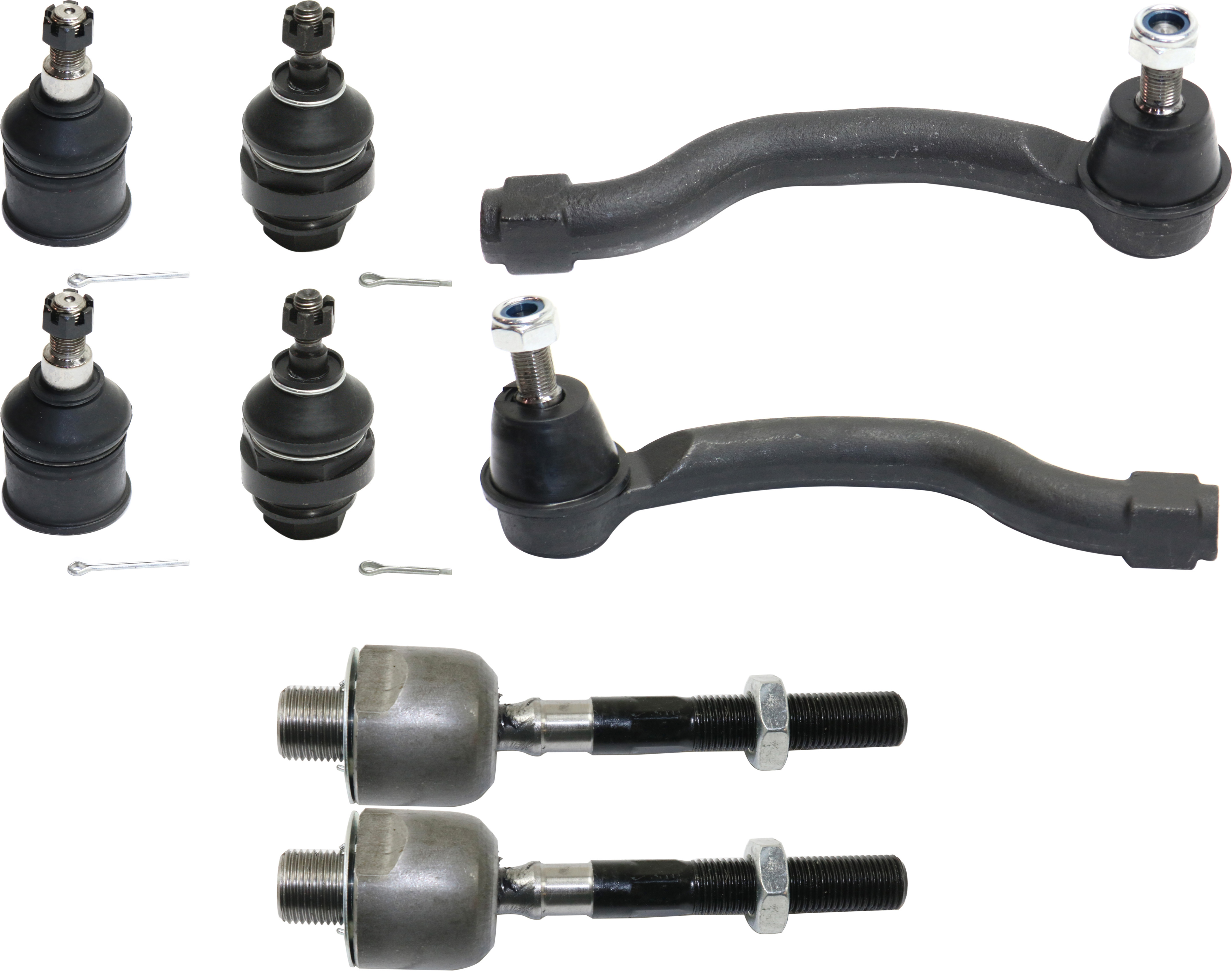 AM TSX 09-14 FRONT SUSPENSION KIT RH AND LH 8 pc Kit w Ball Joints and Tie Rod Ends SKU KIT 092617-55 Partslink HO4521101 HO4520101 OEM GS60503-41532-2642936-2643039