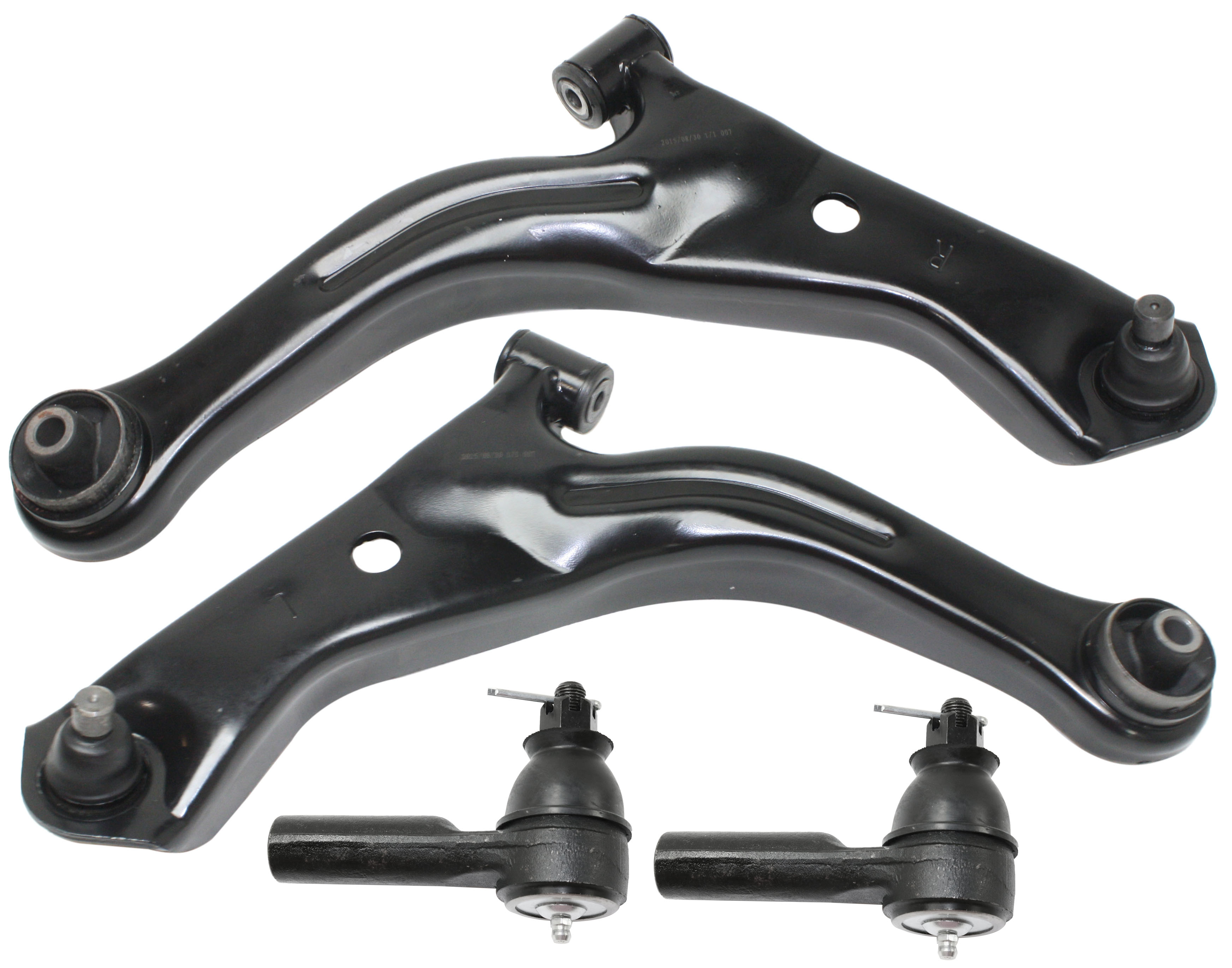 AM ESCAPE 05-12 FRONT CONTROL ARM KIT RH AND LH Lower w ball joint s 4 pc Kit with Tie Rod End SKU KIT 092617-66 OEM 5L8Z3079AA 6L8Z3079AA EF913435