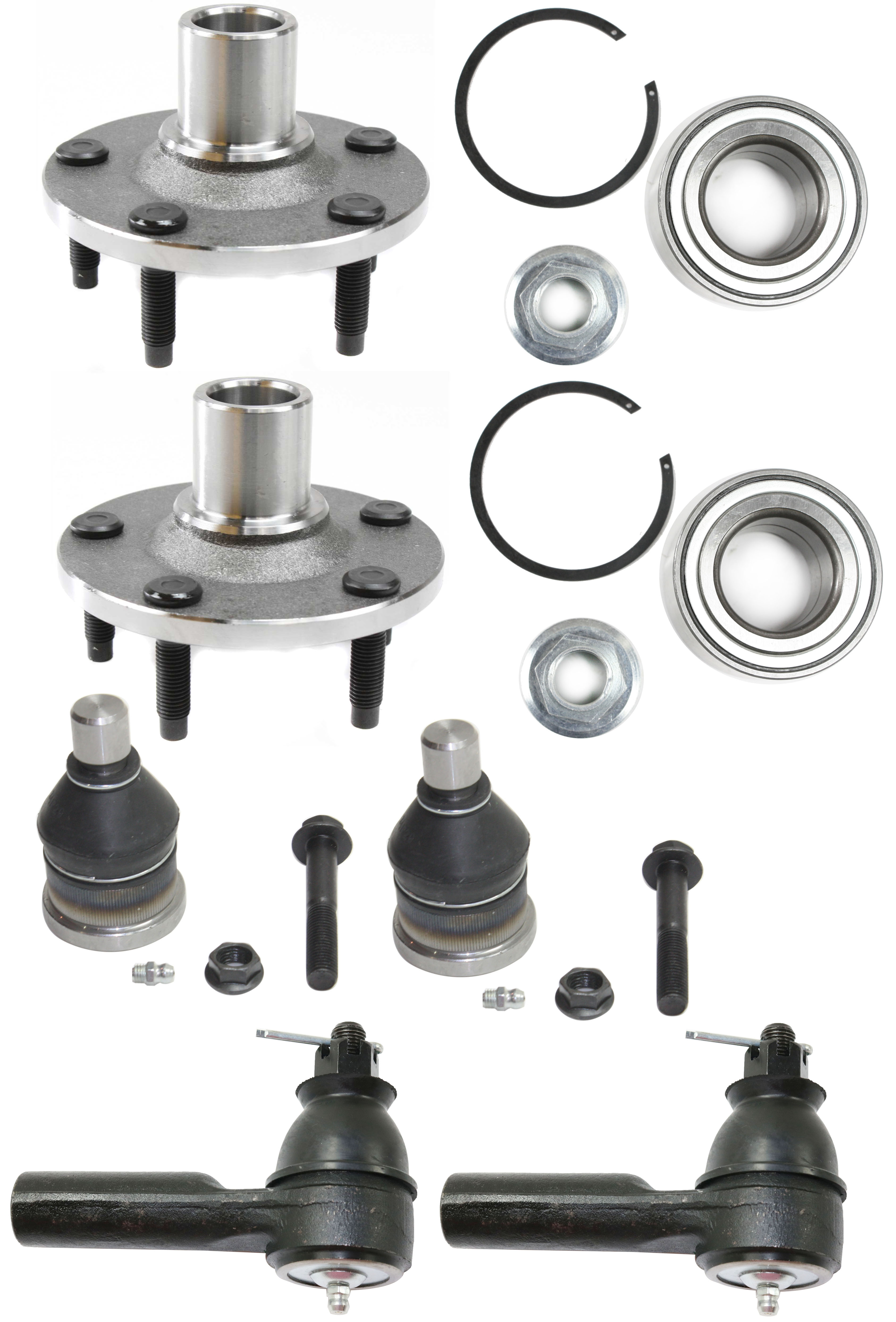AM ESCAPE 05-12 FRONT SUSPENSION KIT RH AND LH 6 pc kit with Ball Joints Tie Rod Ends and Wheel Hubs SKU KIT 092617-73 OEM 104331-2601555-5051293-2L8Z307