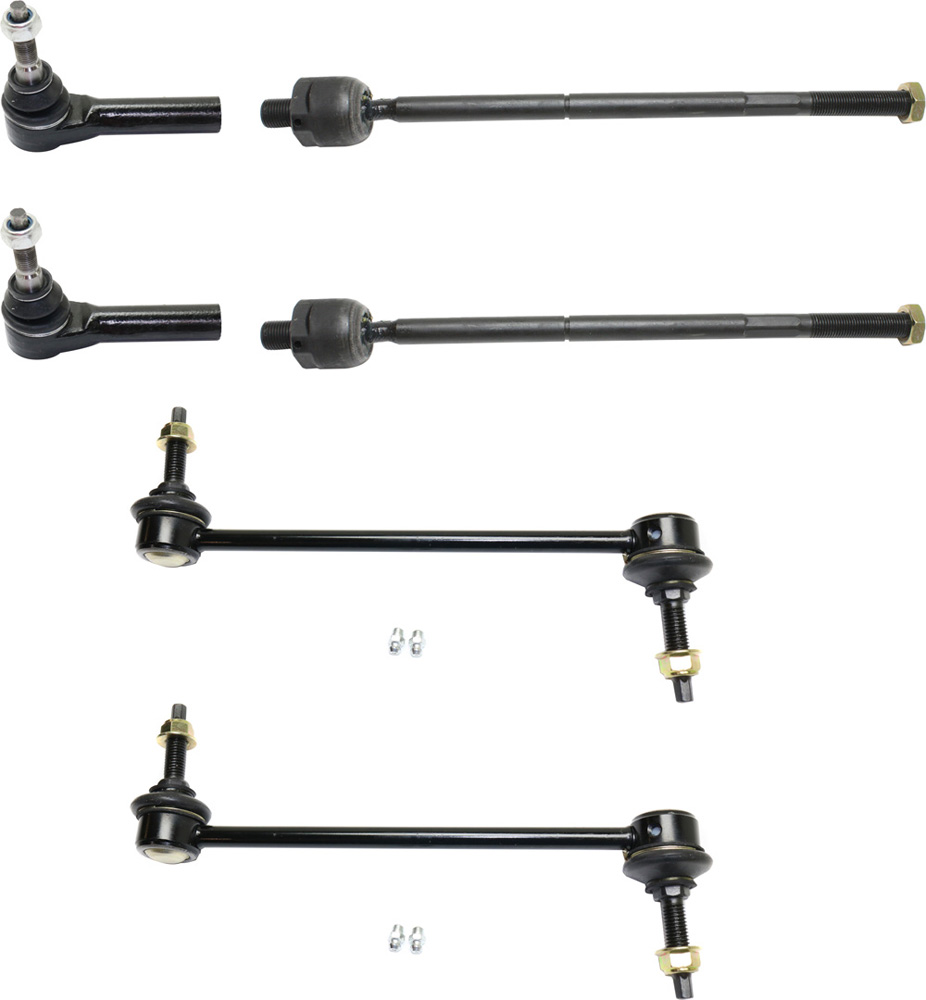 AM MUSTANG 05-10 FRONT SUSPENSION KIT RH AND LH 6 pc kit w Sway Bar Links and Tie Rod Ends SKU KIT 092717-61 OEM 1880899-46G0106A 4R3Z5K483AA 6