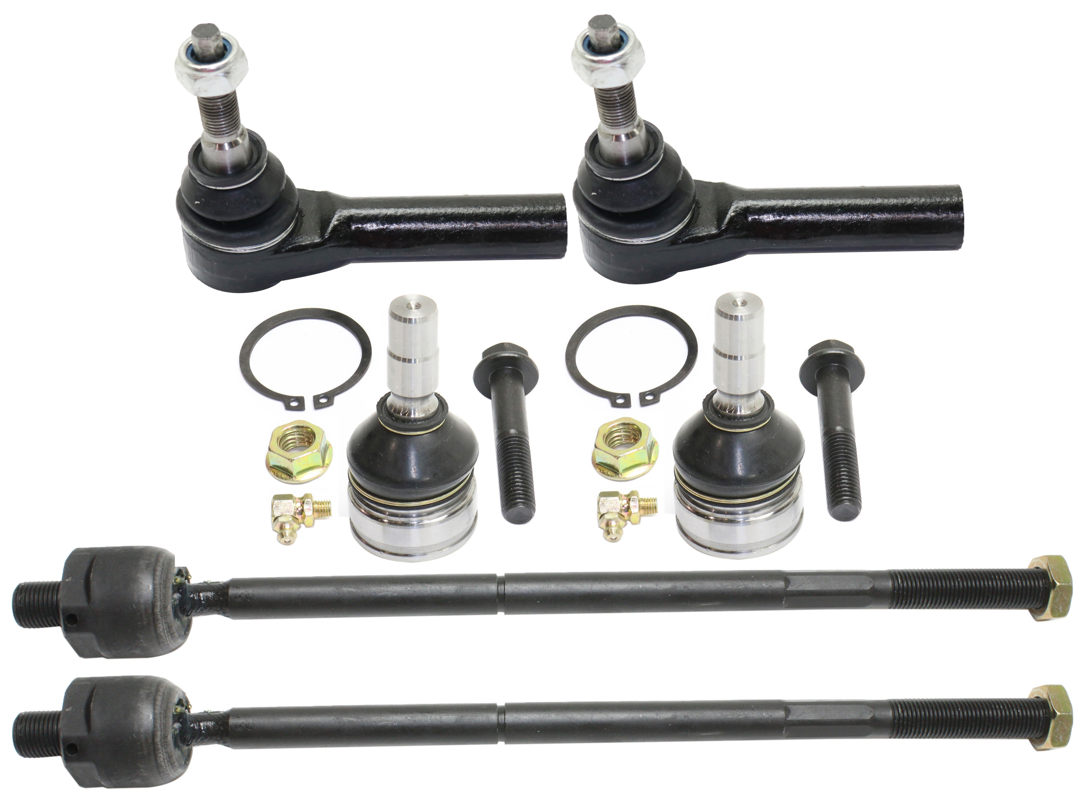 AM MUSTANG 05-10 FRONT SUSPENSION KIT RH AND LH 6 pc Kit with Ball Joints and Tie Rod Ends SKU KIT 092717-69 OEM 2601594-5051322-45D2322-46D232