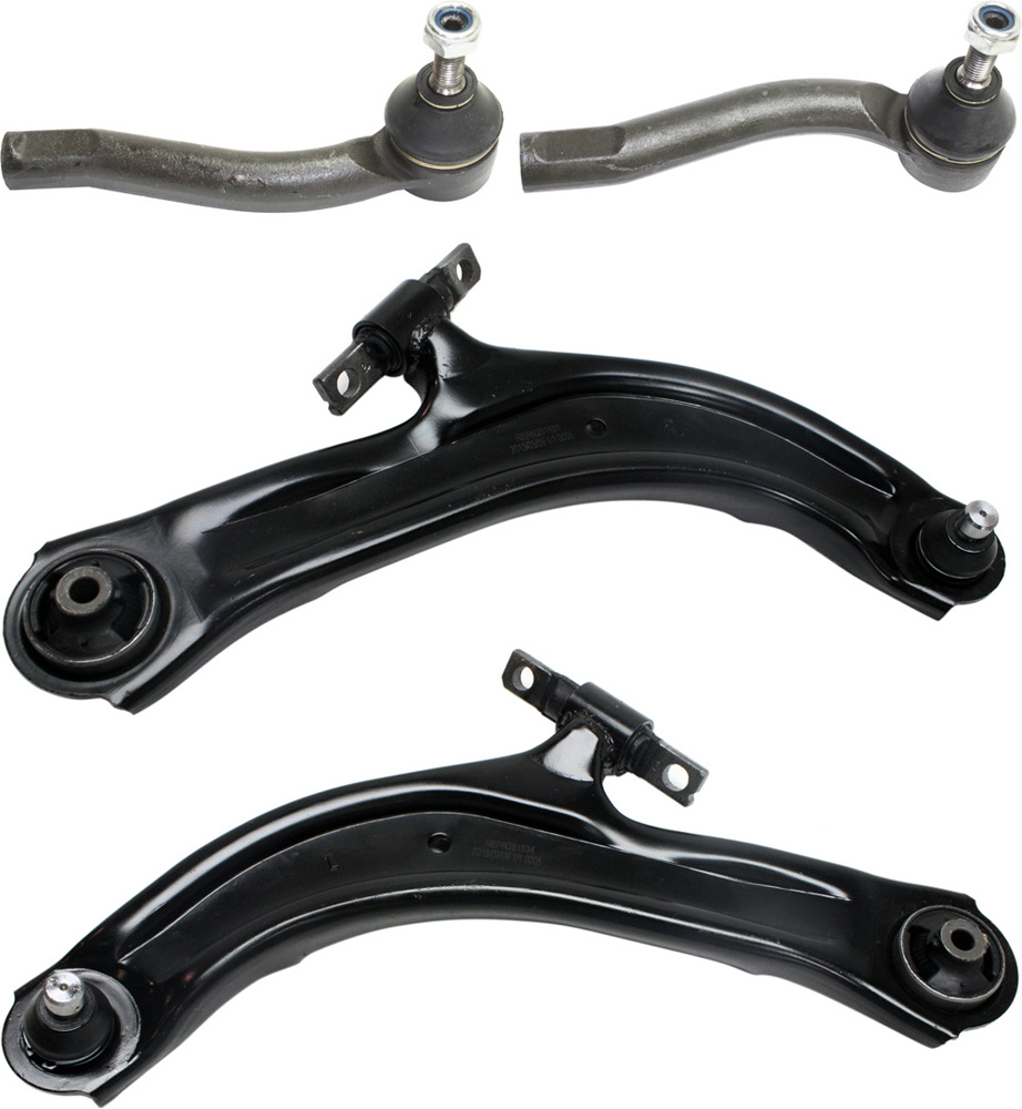 AM SENTRA 07-12 FRONT CONTROL ARM KIT RH AND LH Lower w ball joint s 4 pc Kit with Tie Rod End SKU KIT 092717-98 OEM 54501ET000-54500ET000 D8640ET0