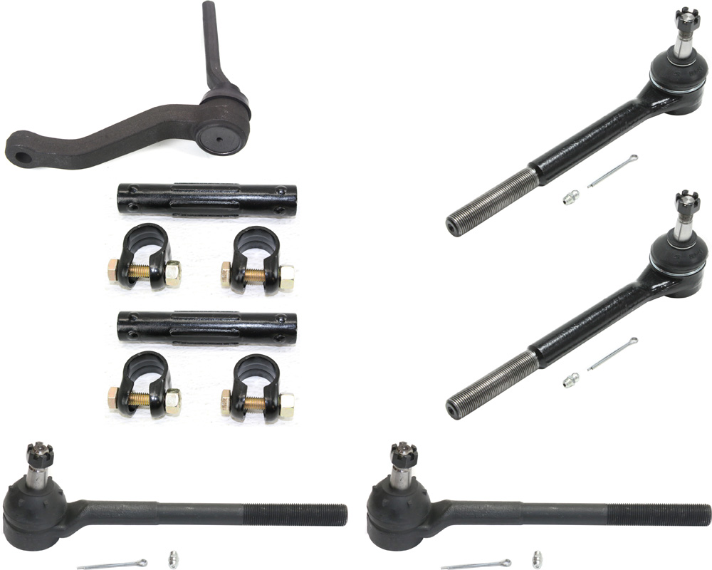 AM MONTE CARLO 78-88 SONOMA 91-95 FRONT SUSPENSION KIT RH AND LH 7 pc kit w Idler Arm Tie Rod Adjusting Sleeves and Tie Rod Ends SKU KIT 092817-06 OEM 18799-315123-982007-2683603-26