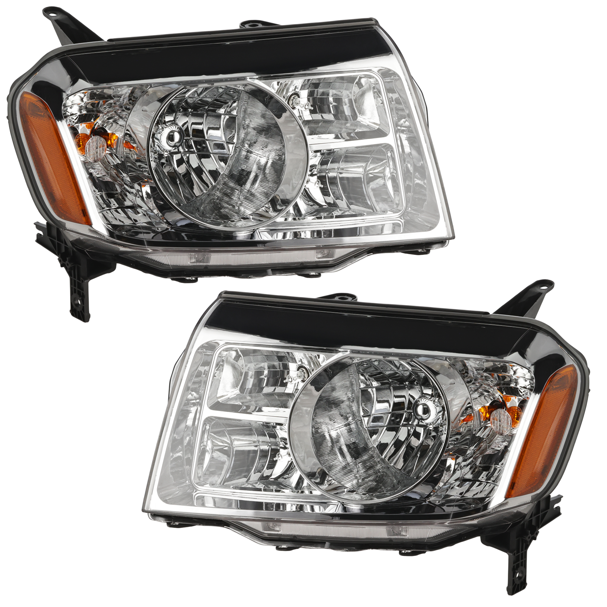 AM PILOT 09-11 HEAD LAMP RH AND LH 2 pc kit Assembly Halogen SKU KIT 092823-228 Partslink HO2518125 HO2519125 OEM 33100SZAA01-33150SZAA01