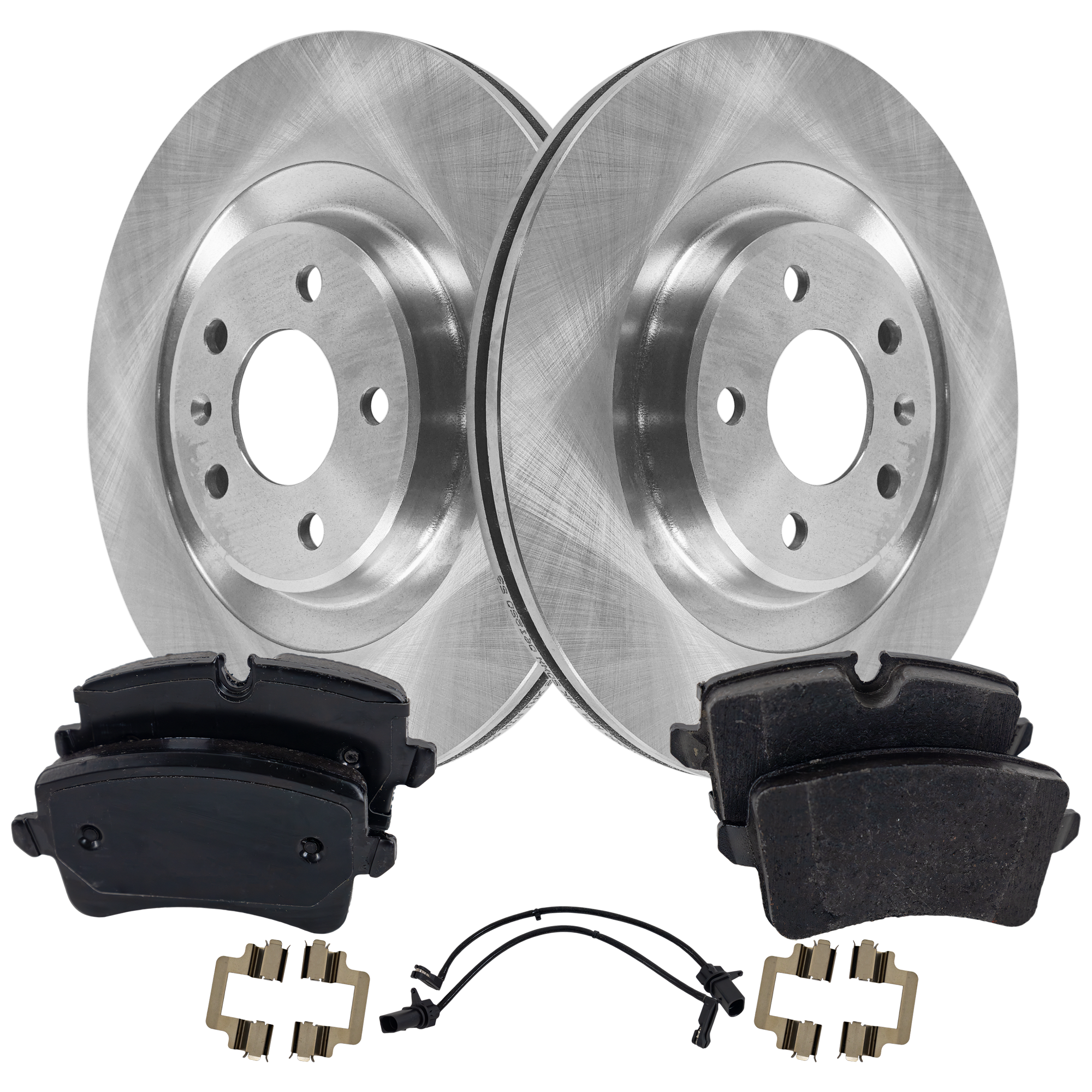 AM Brake Disc and Pad Kit SKU KIT 092825 GD006 OEM 4H0615601H 4G0698451-4G0698451