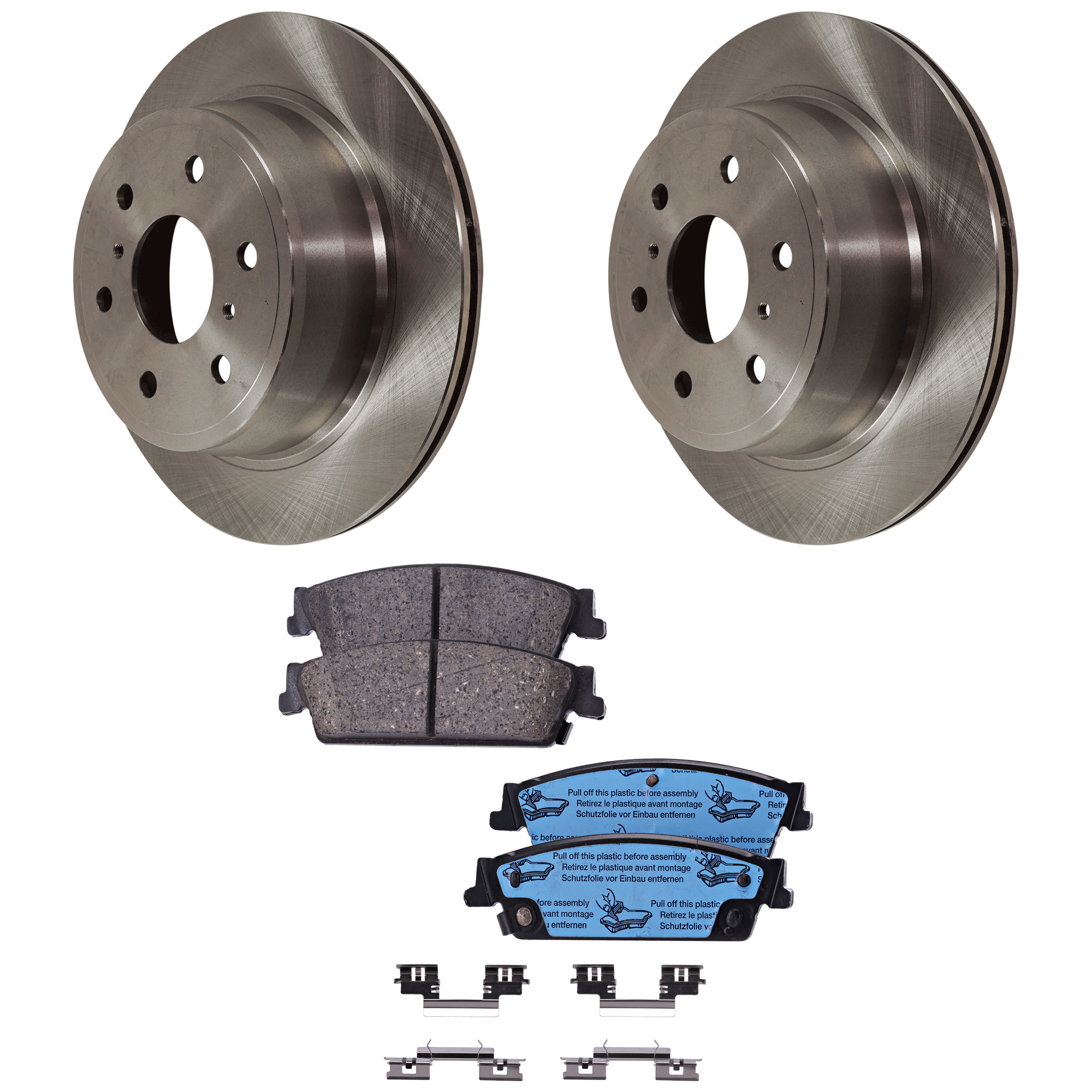 AM Brake Disc and Pad Kit SKU KIT 092825 GD024 OEM 15792634-15792633-15945636-191