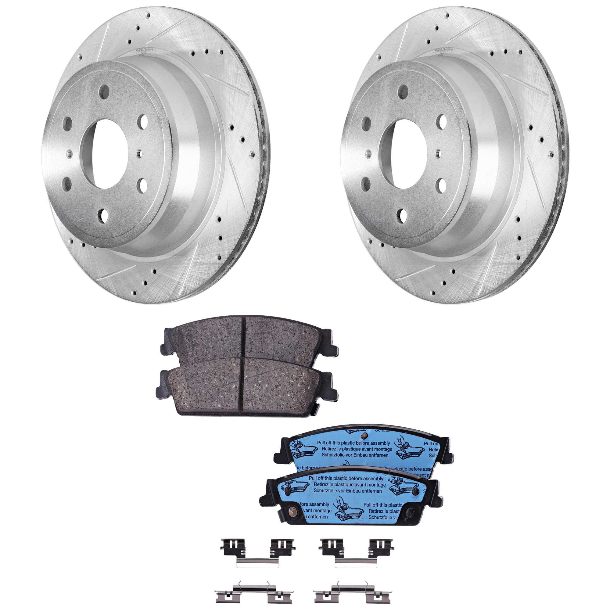 AM Brake Disc and Pad Kit SKU KIT 092825 GD026 OEM 90048053-580422FZN 581032FZN 1