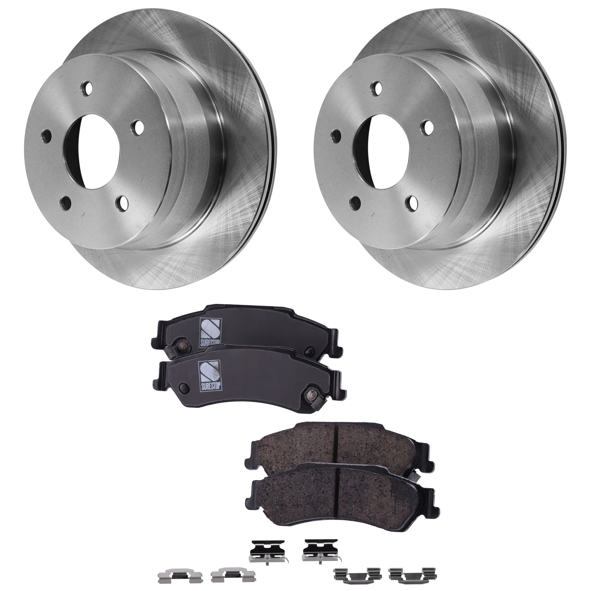 AM Brake Disc and Pad Kit SKU KIT 092825 GD028 OEM 15704667-18025475-18026156-180
