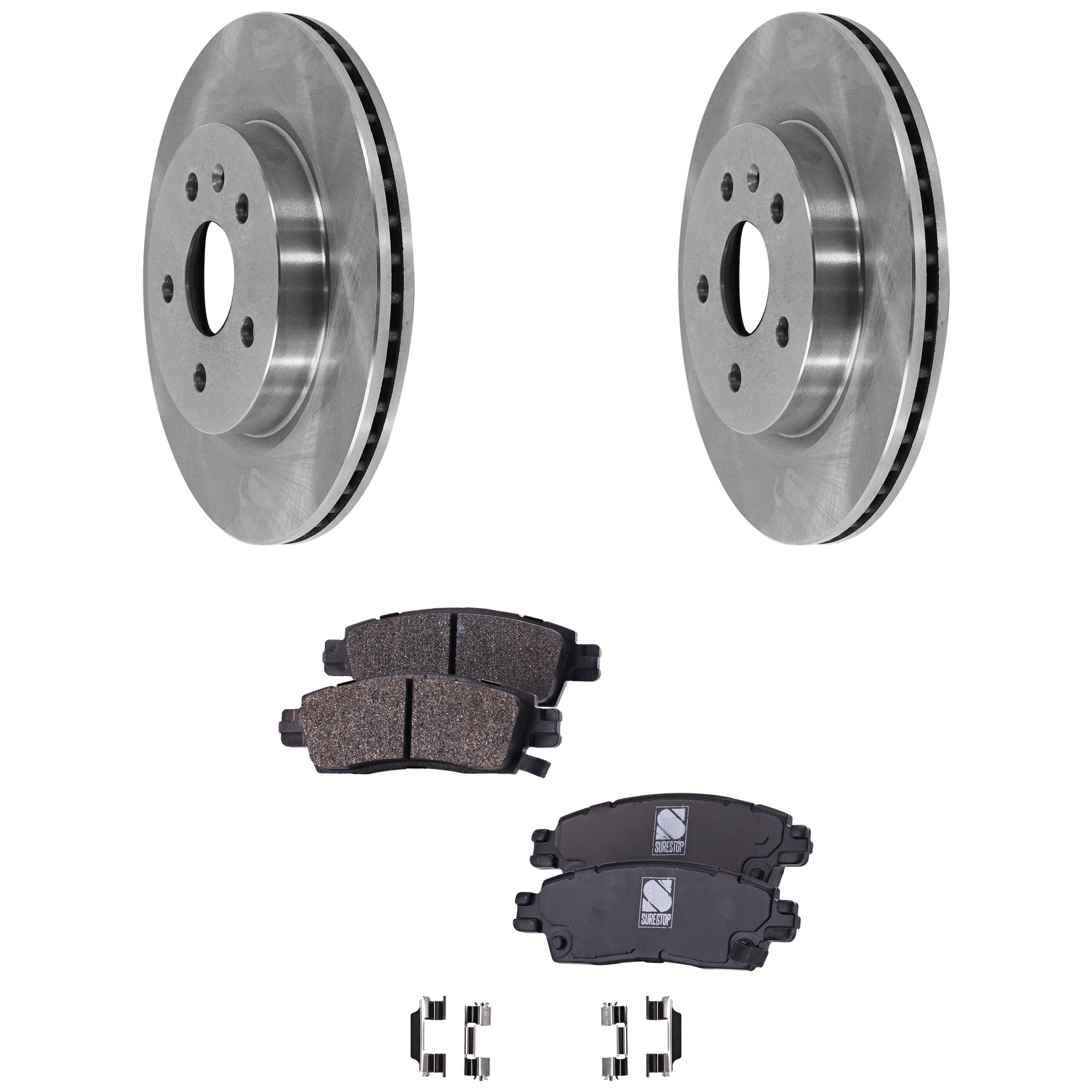 AM Brake Disc and Pad Kit SKU KIT 092825 GD035 OEM 569062-13501303-13501290-13501