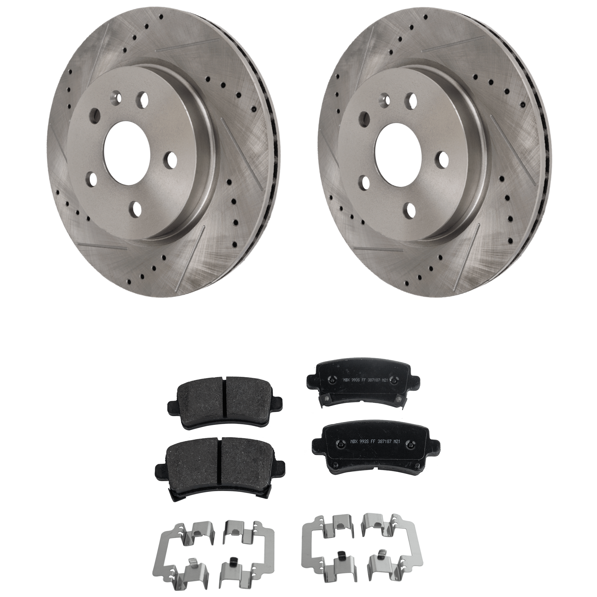 AM Brake Disc and Pad Kit SKU KIT 092825 GD036 OEM 41267-55179-850179-886206-9009