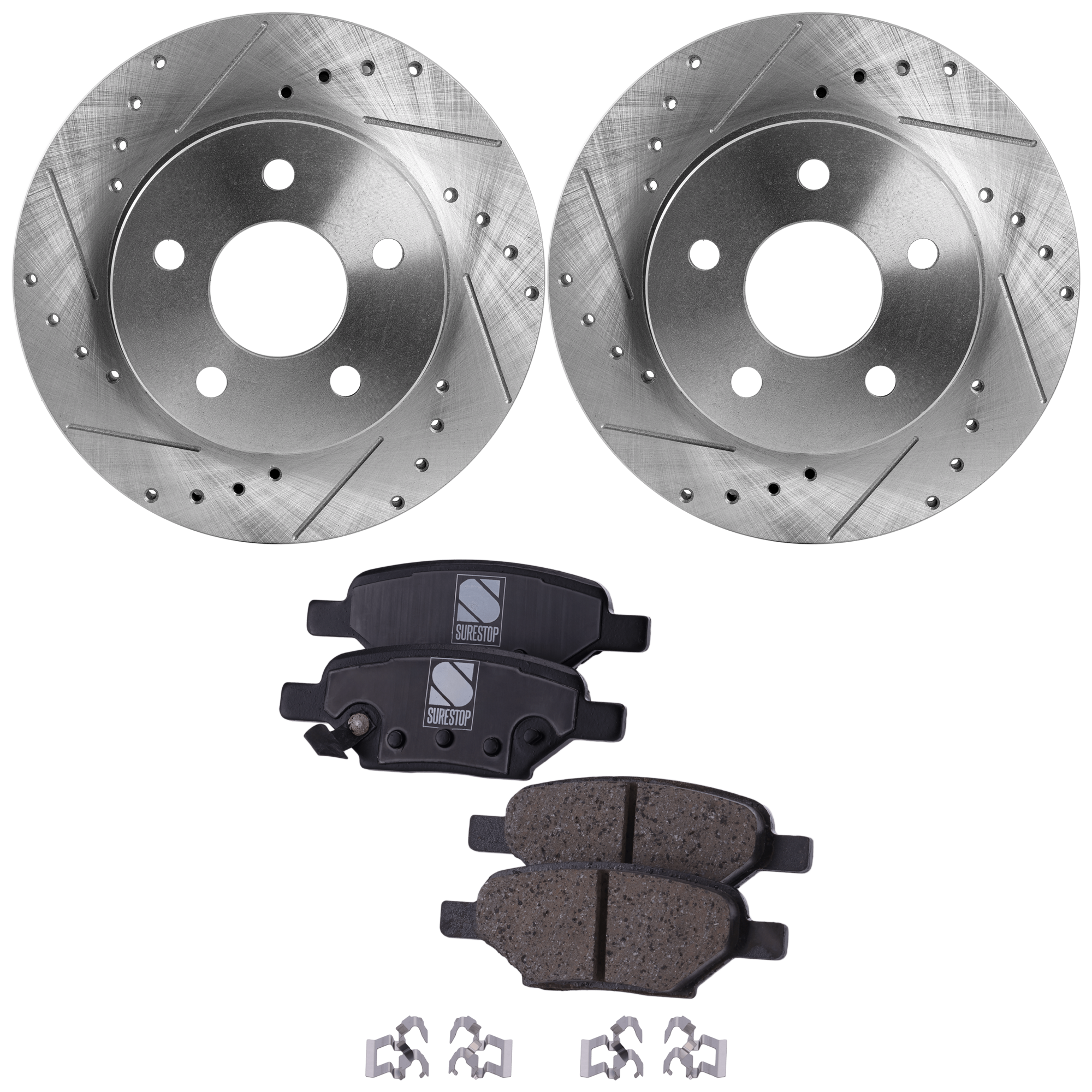 AM Brake Disc and Pad Kit SKU KIT 092825 GD039 OEM 19352-55094-145563-493465-4888
