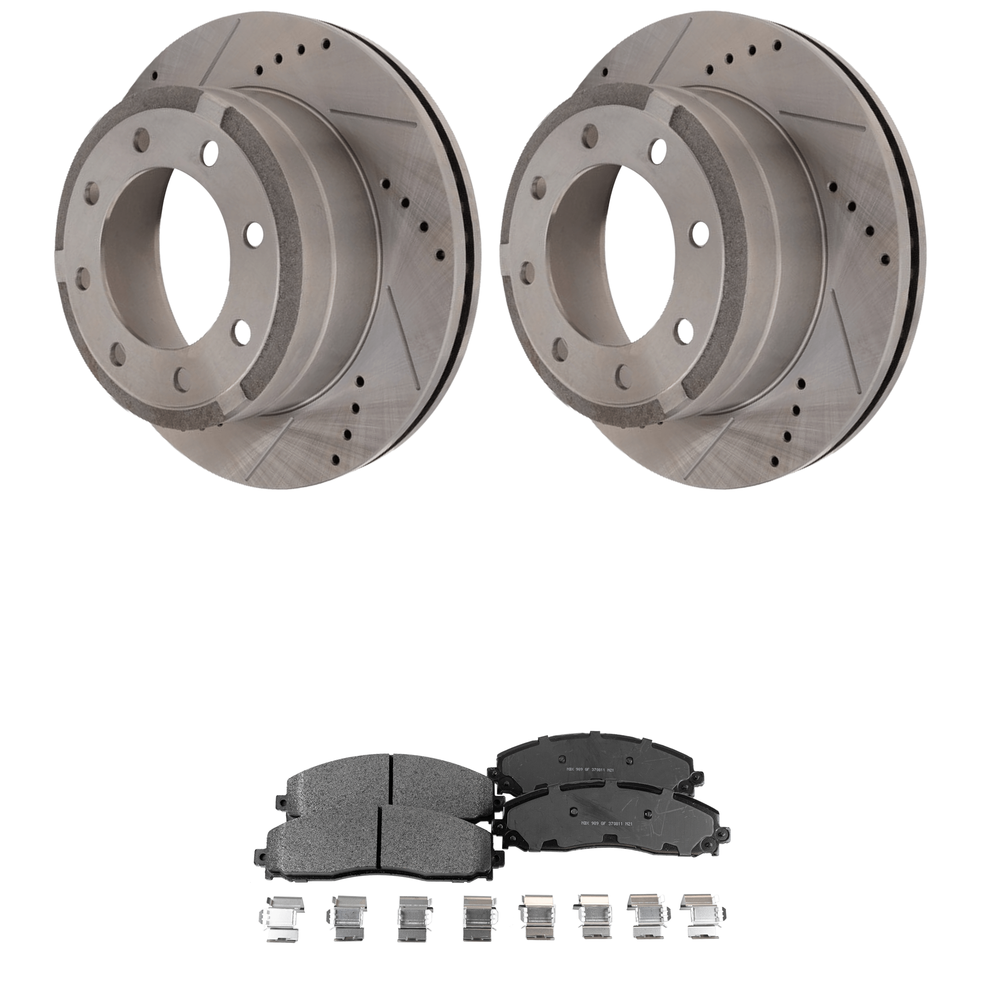 AM Brake Disc and Pad Kit SKU KIT 092825 GD091 OEM 42293-681778-850348-60054227-6