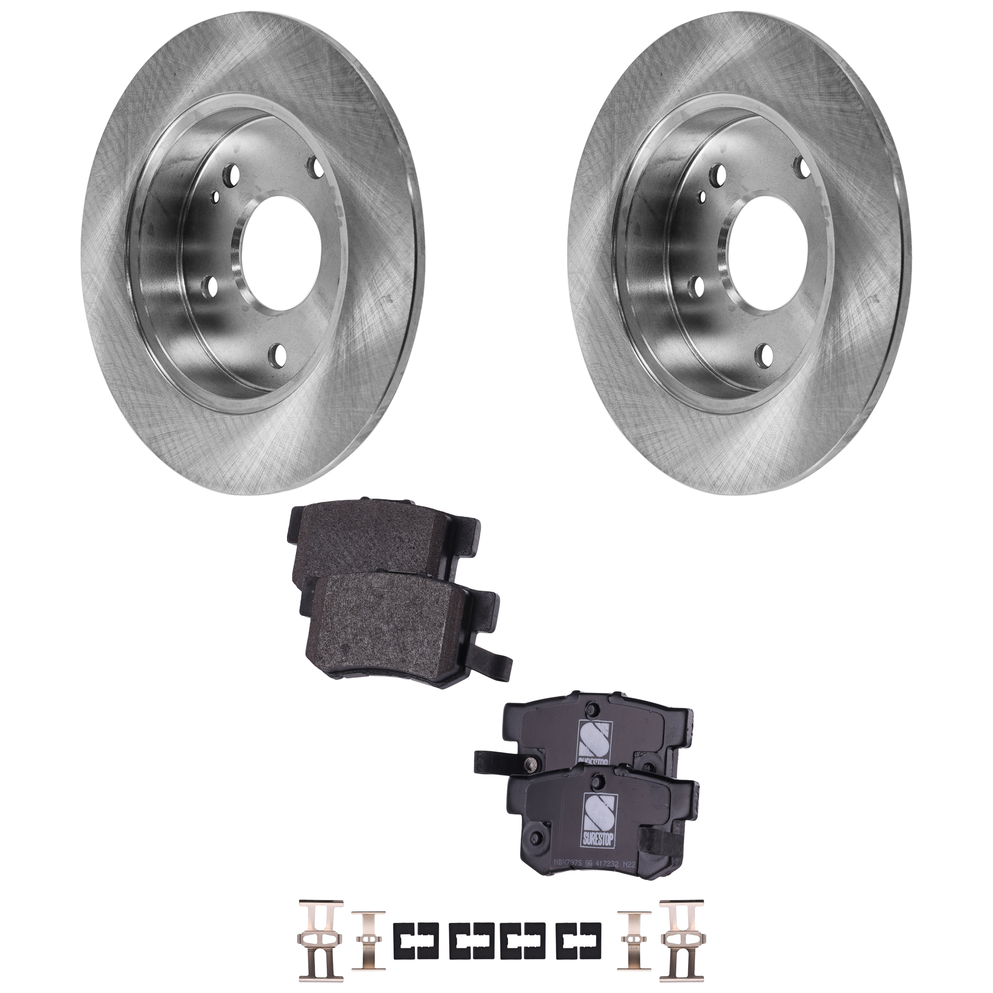 AM Brake Disc and Pad Kit SKU KIT 092825 GD114 OEM 42510S30A00-43022S2A000-43022S