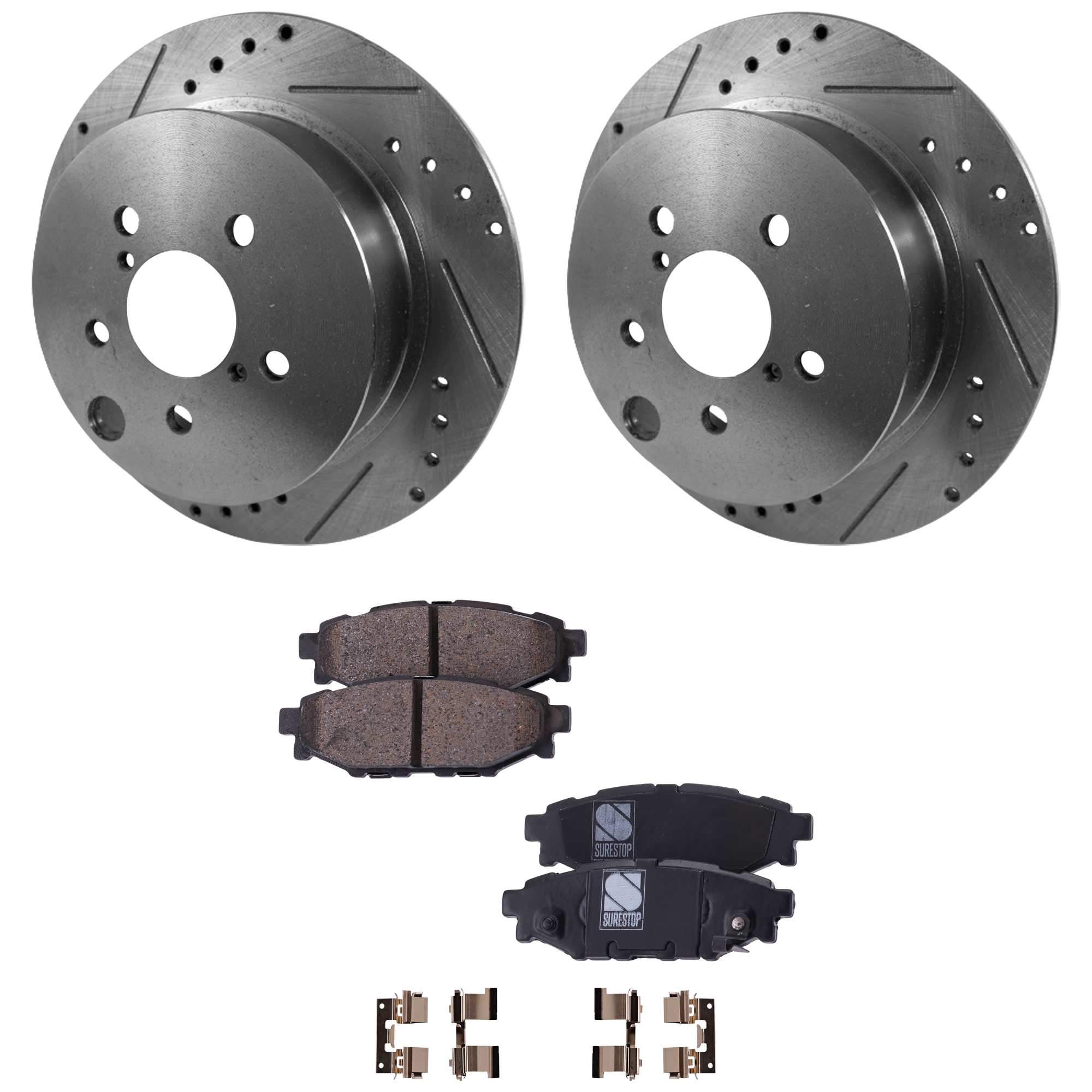 AM Brake Disc and Pad Kit SKU KIT 092825 GD172 OEM 44750-850324-980962-60013025-4