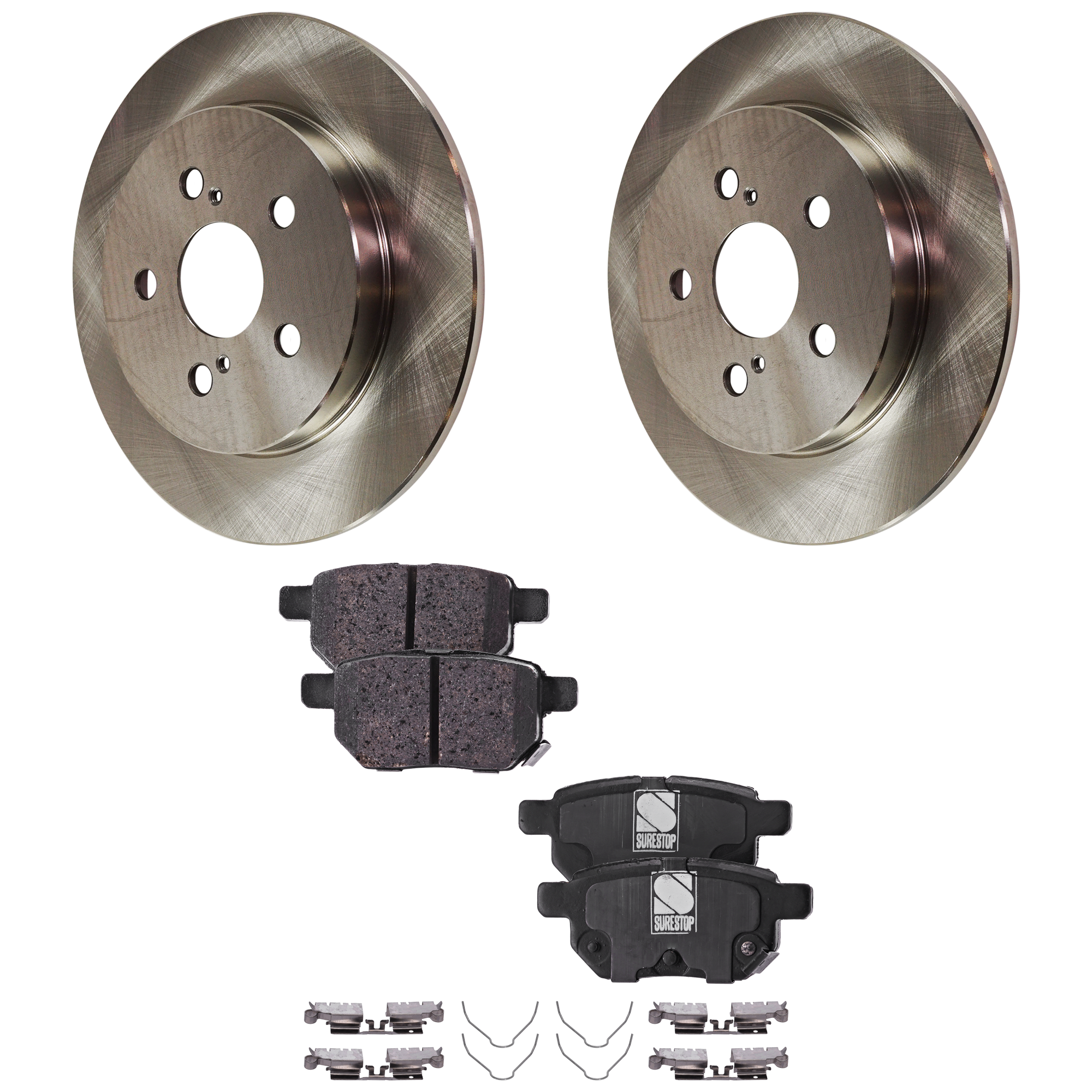 AM Brake Disc and Pad Kit SKU KIT 092825 GD183 OEM 4243102250-4243102200-42431123