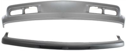 AM SUBURBAN 1500-00-04 TAHOE 00-04 FRONT LOWER VALANCE 2 pc kit Air Deflector Plastic Primed with Bumper Trim SKU KIT 092914-02 Partslink GM1092167 GM1051103 OEM 15005294-15050703