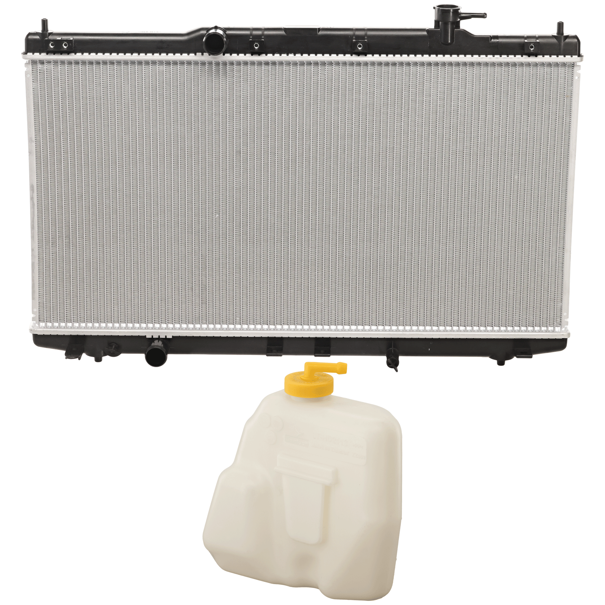AM ACCORD 13-17 RADIATOR 2 pc Kit includes Coolant Reservoir SKU KIT 100125-07 Partslink HO3010234 HO3014133 OEM 190105A2A01-191015A2A00