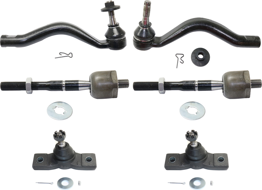 AM GS300-06-06 IS250-06-13 FRONT SUSPENSION KIT RH AND LH All Wheel Drive 6 pc kit w Ball Joints and Tie Rod Ends SKU KIT 100317-07 OEM 1017995-45D1504-5051492-610440