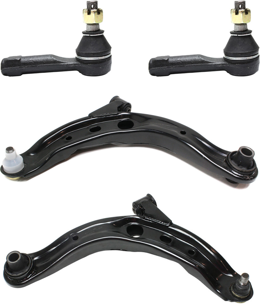 AM MPV 00-06 FRONT CONTROL ARM KIT RH AND LH Lower w ball joint s 4 pc Kit with Tie Rod End SKU KIT 100317-24 OEM LC6234350C LC6234300C 1014386