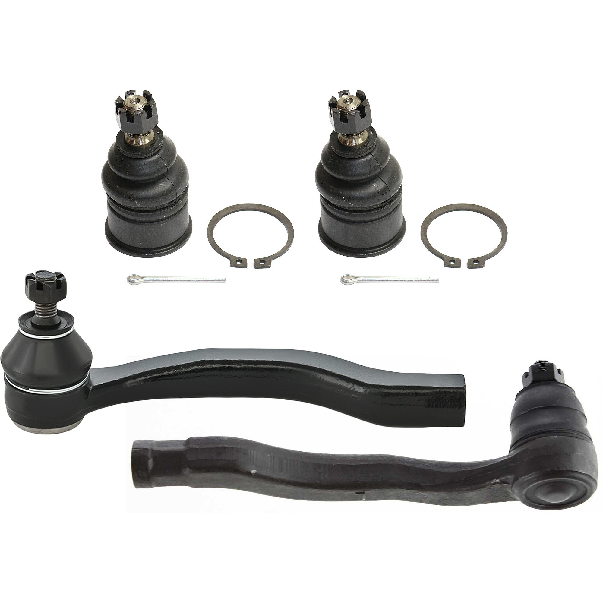 AM CIVIC 92-00 CR V 97-01 FRONT SUSPENSION KIT RH AND LH 4 pc Kit with Ball Joints and Tie Rod Ends SKU KIT 100317-56 OEM 104216-254007-1014786-2601427