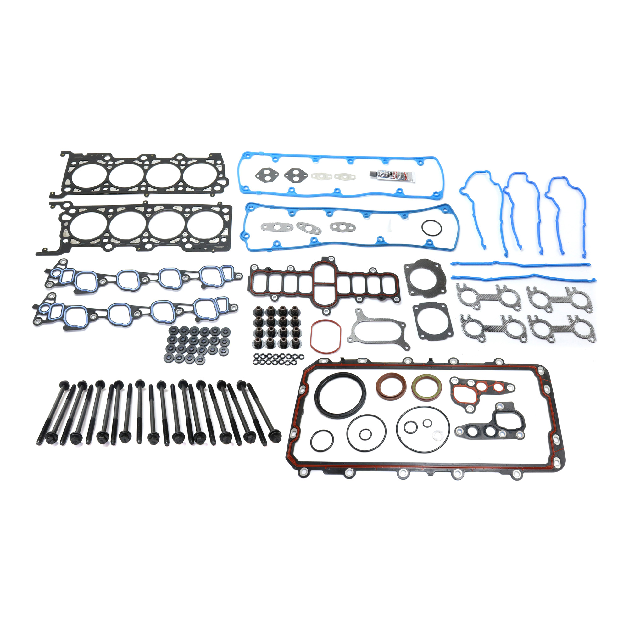 AM EXPLORER 02-05 CROWN VICTORIA 04-08 ENGINE GASKET SET Set of 3-8 Cyl w Cylinder Head Bolt Engine Conversion Gasket Set Head Gasket Set SKU KIT 100416-16