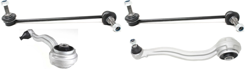 AM C CLASS 01-07 CLK CLASS 03-09 FRONT CONTROL ARM KIT RH AND LH Lower Frontward w ball joint s 4 pc Kit with Sway Bar Link SKU KIT 100417-19 OEM 2033300111-2033301611-20333039