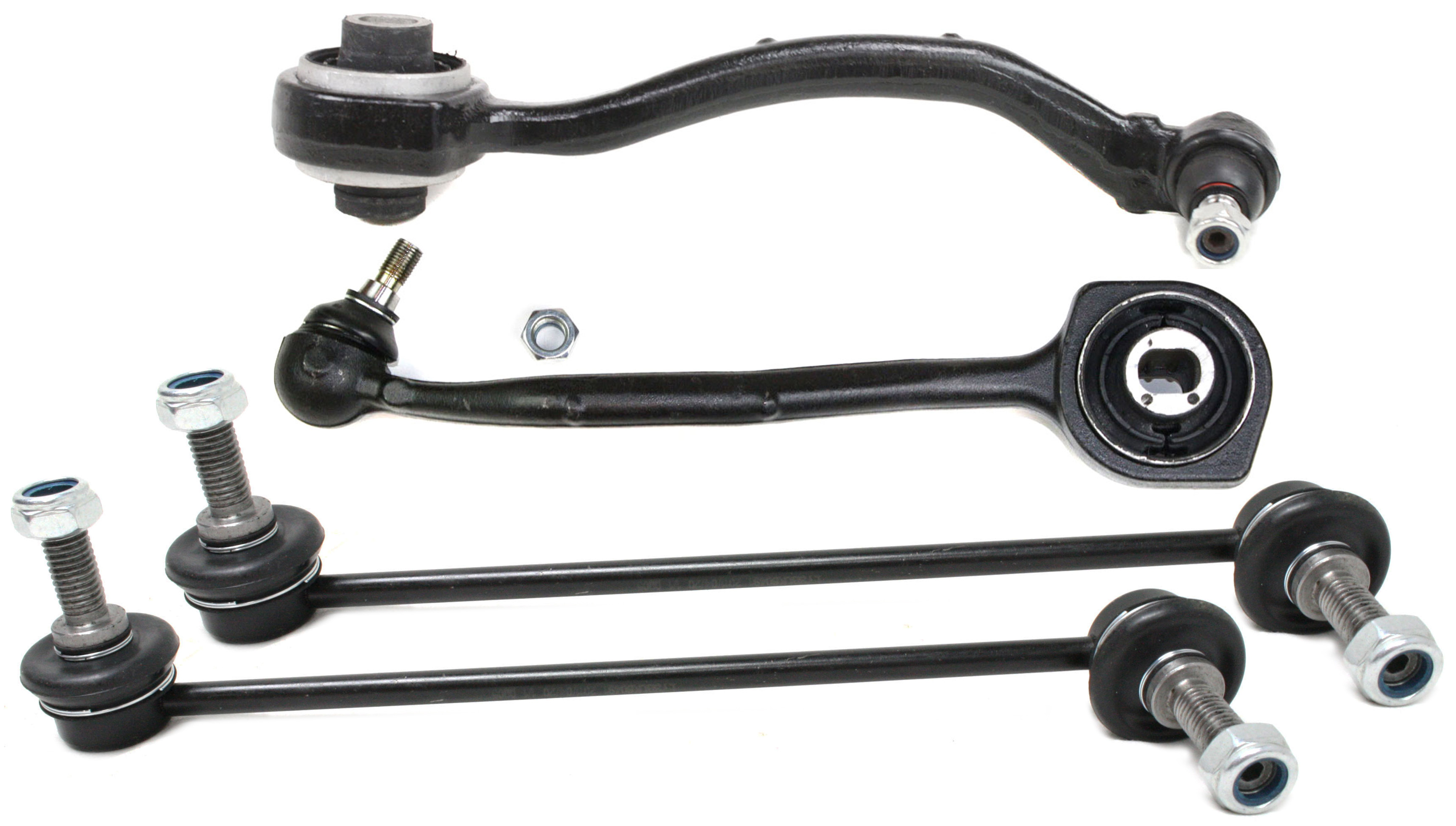 AM C CLASS 01-07 CLK CLASS 03-09 FRONT CONTROL ARM KIT RH AND LH Lower Rearward w ball joint s 4 pc Kit with Sway Bar Link SKU KIT 100417-21 OEM 2033303311-2033303411-20333020