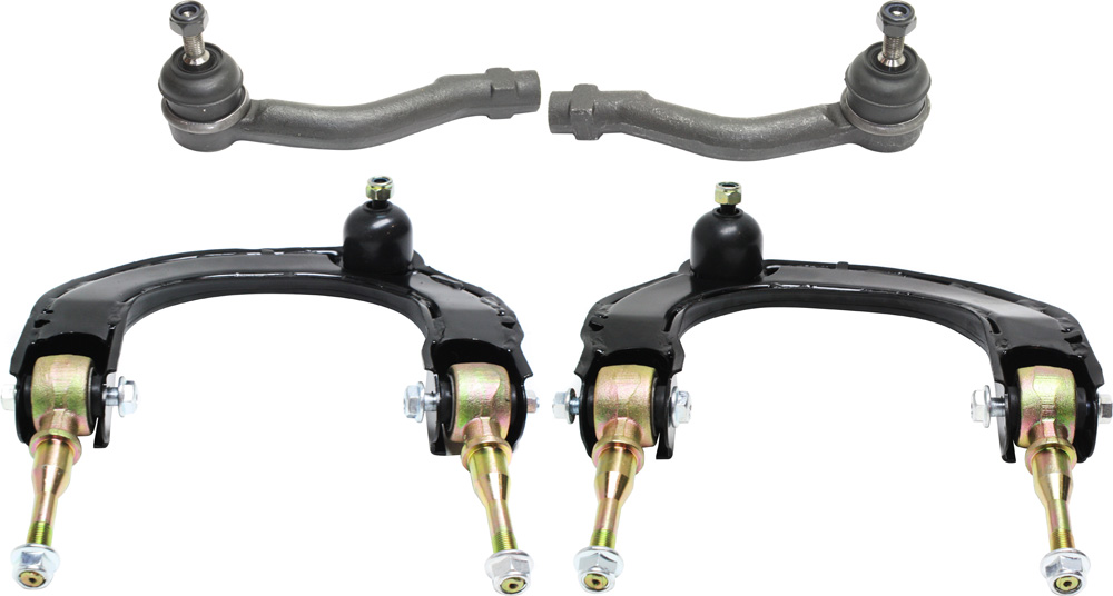 AM SONATA 99-05 MAGENTIS OPTIMA 01-06 FRONT CONTROL ARM KIT RH AND LH Upper w ball joint s 4 pc Kit with Tie Rod End SKU KIT 100417-50 OEM 5441038600-5441038000-54420386