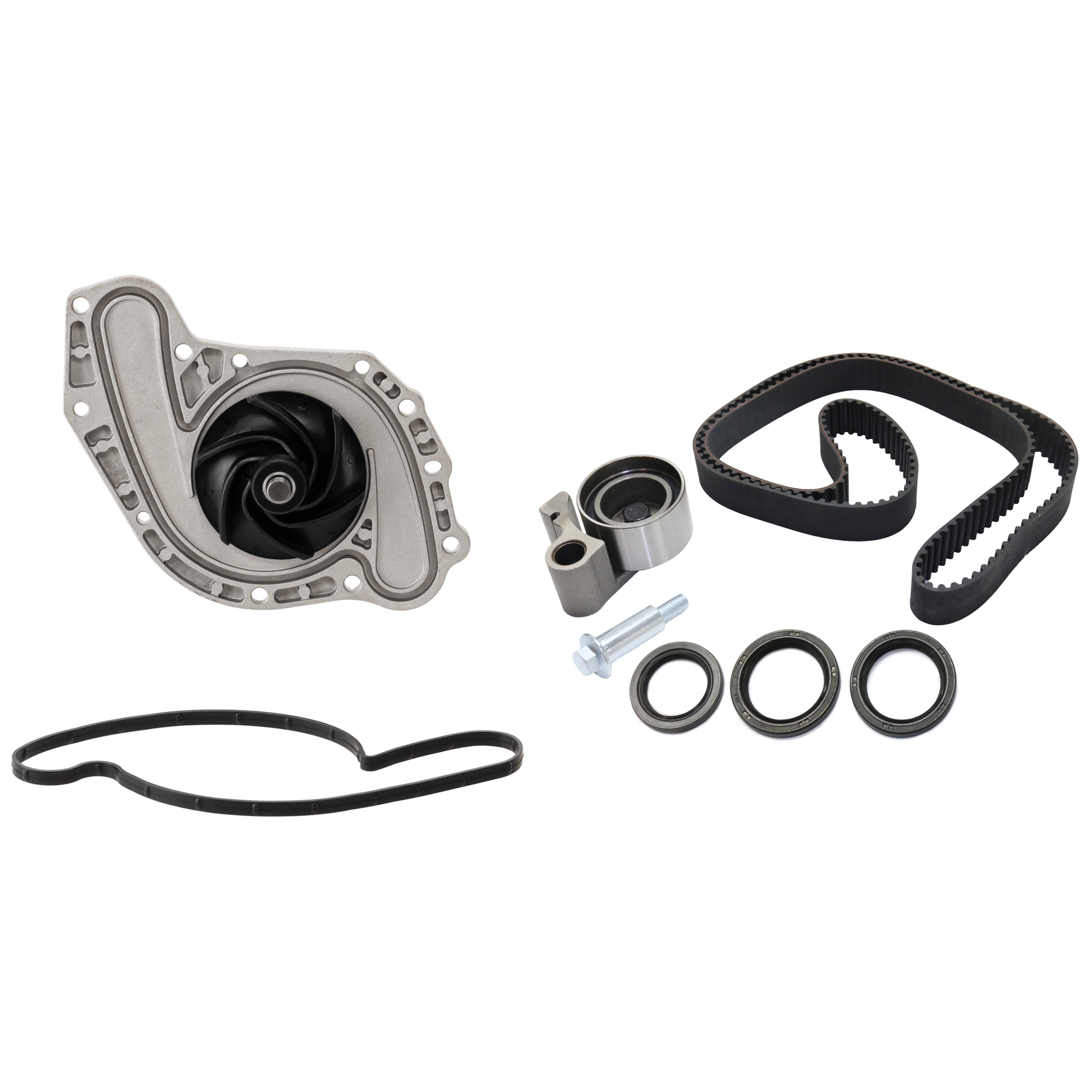 AM CHRYSLER 300-05-10 NITRO 07-11 TIMING BELT KIT 2 pc kit with Water Pump SKU KIT 100417-97 OEM 04792968AF 04792968AD
