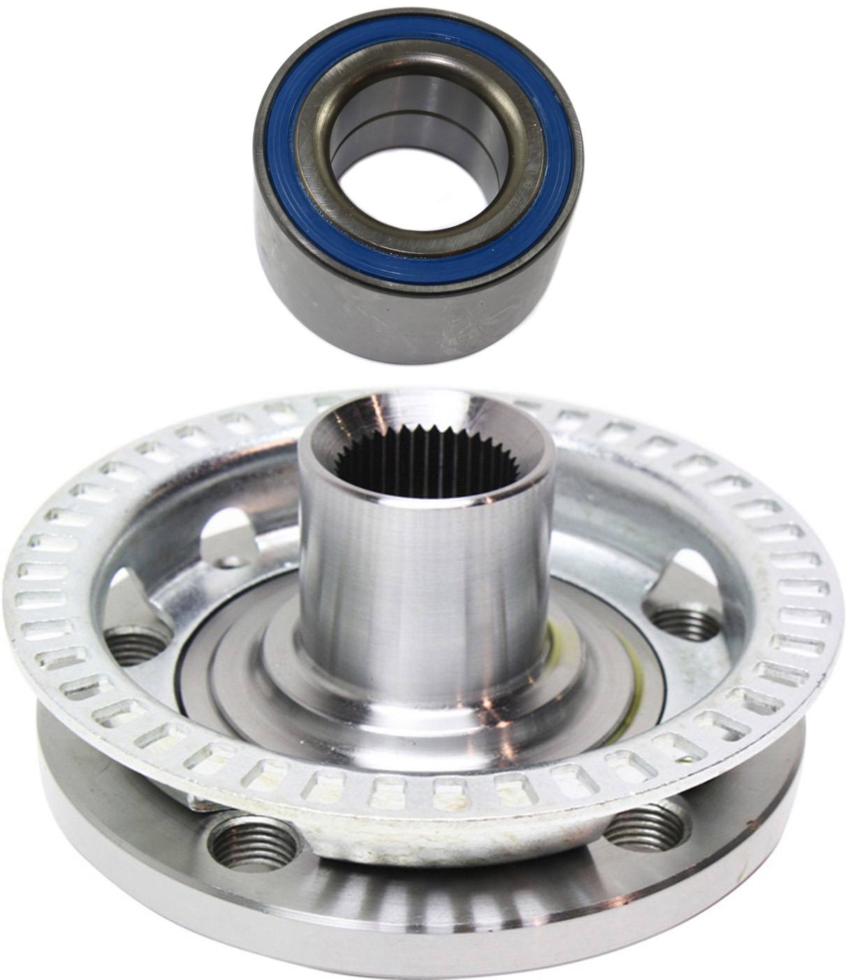 AM BEETLE 98-10 JETTA 99-05 FRONT HUB ASSEMBLY RH=LH 2 pc kit with Wheel Bearing SKU KIT 100418-13