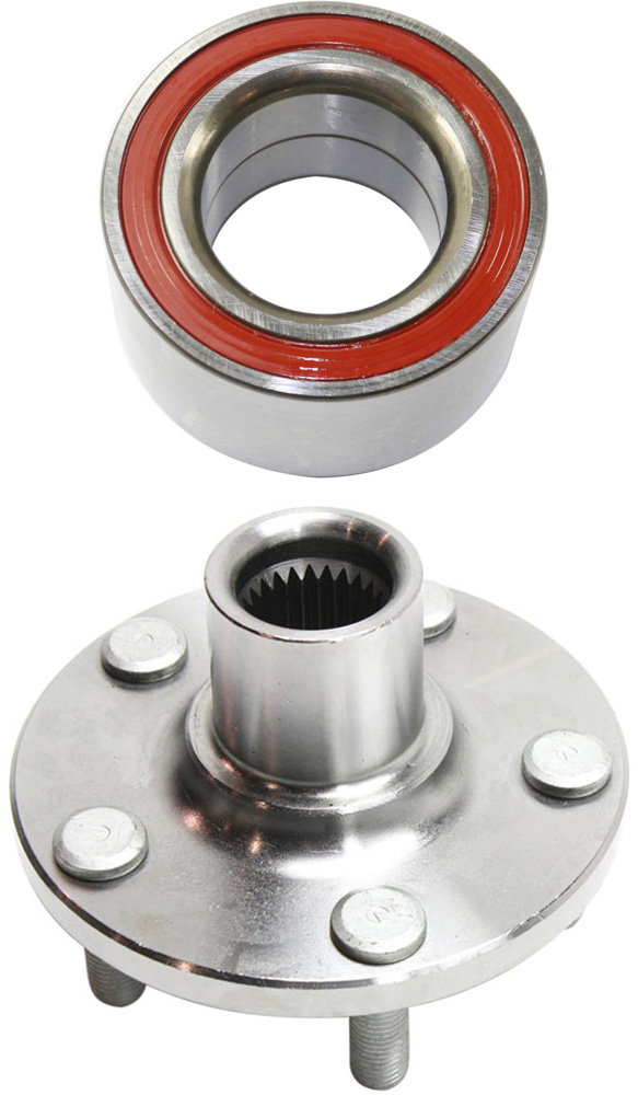 AM NEON 02-05 PT CRUISER 02-10 FRONT HUB ASSEMBLY RH AND LH 5 Studs 2 pc Kit w Wheel Bearing SKU KIT 100418-15
