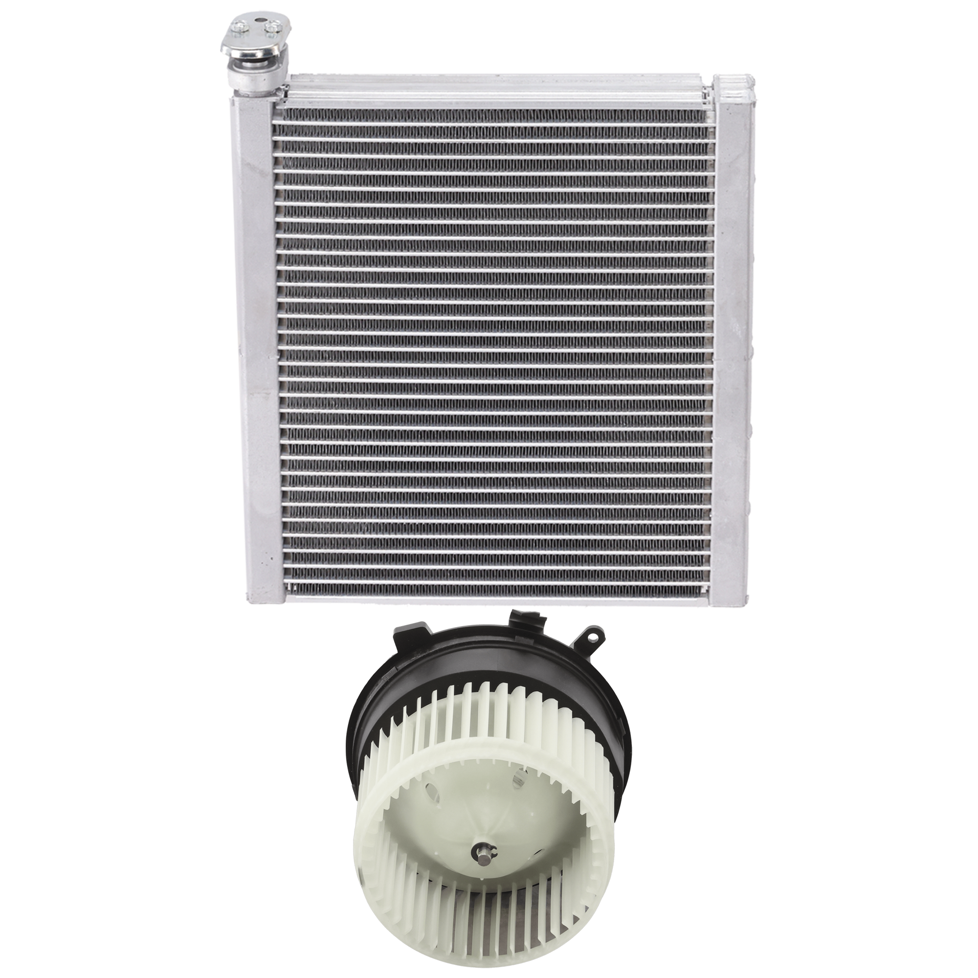 AM SENTRA 07-12 A C EVAPORATOR 2 pc Kit includes Blower Motor SKU KIT 100725-04 Partslink NI3126125 OEM 27281EN000-27225ET00A 27225ET1