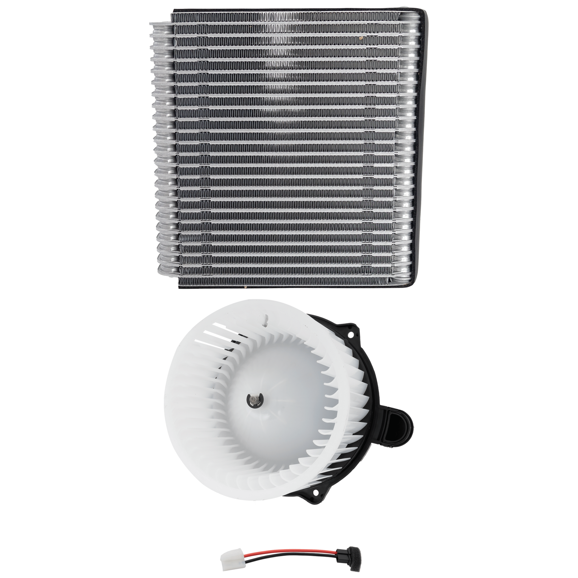AM ELANTRA 07-10 A C EVAPORATOR 2 pc Kit includes Blower Motor SKU KIT 100725-08 Partslink HY3126109 OEM 971392H000-971132B000-971132H0