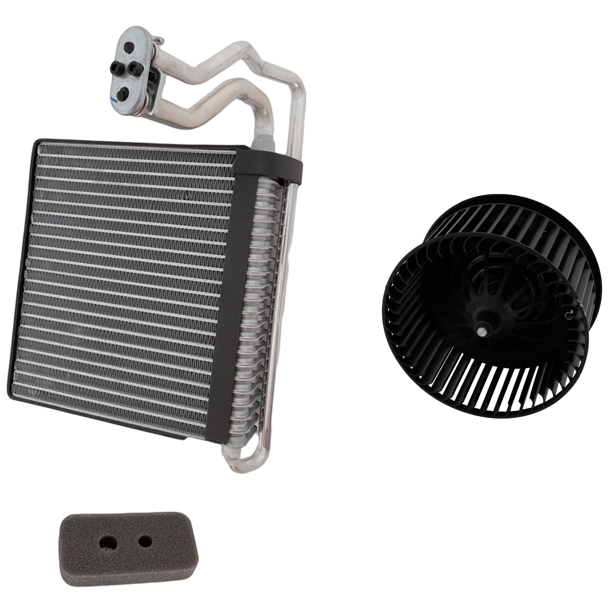 AM ESCAPE 13-19 FOCUS 12-14 BLOWER MOTOR 2 pc Kit includes A C Evaporator SKU KIT 100725-28 OEM H1FZ19805B H1FZ19805A GV6Z1980