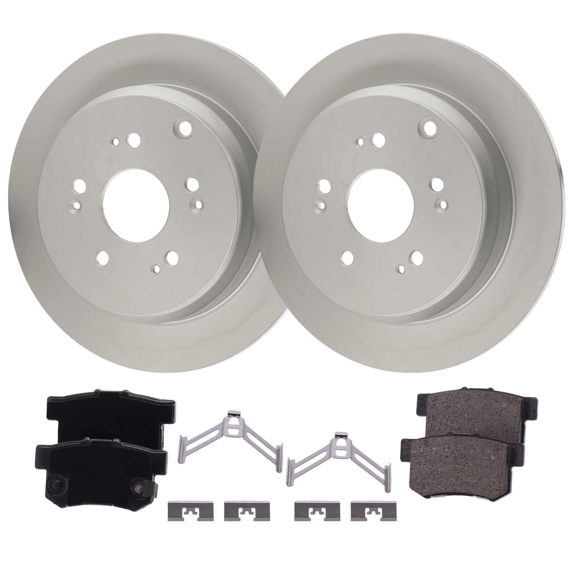 AM RDX 07-12 REAR BRAKE DISC AND PAD KIT 4 pc kit SKU KIT 100725 AE417 OEM 42510S9AE50 PFM 43022S00000-43