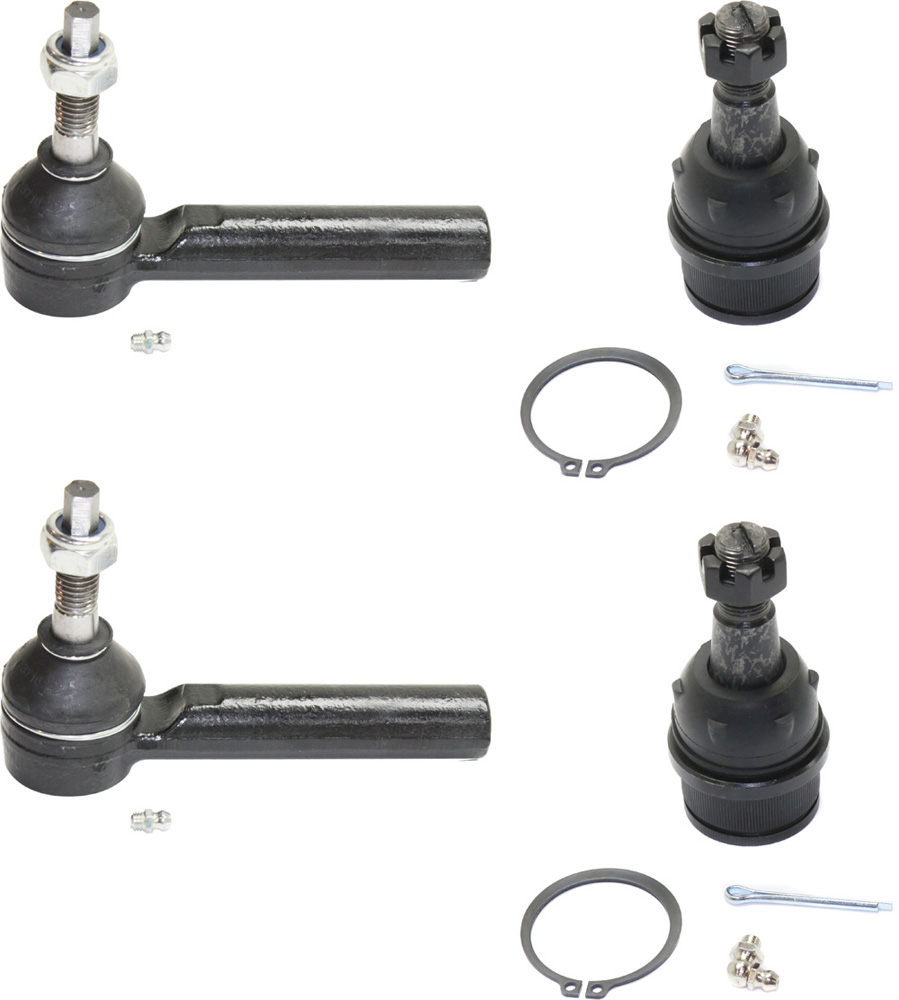 AM DEL10002-90-90 ESCALADE 07-14 FRONT SUSPENSION KIT RH AND LH 4 pc Kit with Ball Joints and Tie Rod Ends SKU KIT 101017-91 OEM 104327-2601528-5051272-1247281