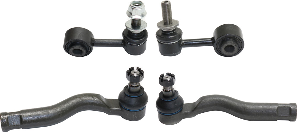 AM TUNDRA 07-21 SEQUOIA 08-22 FRONT SUSPENSION KIT RH AND LH 4 pc kit with Sway Bar Links and Tie Rod Ends SKU KIT 101018-51 OEM 1015887-2653000-5451714-45G207