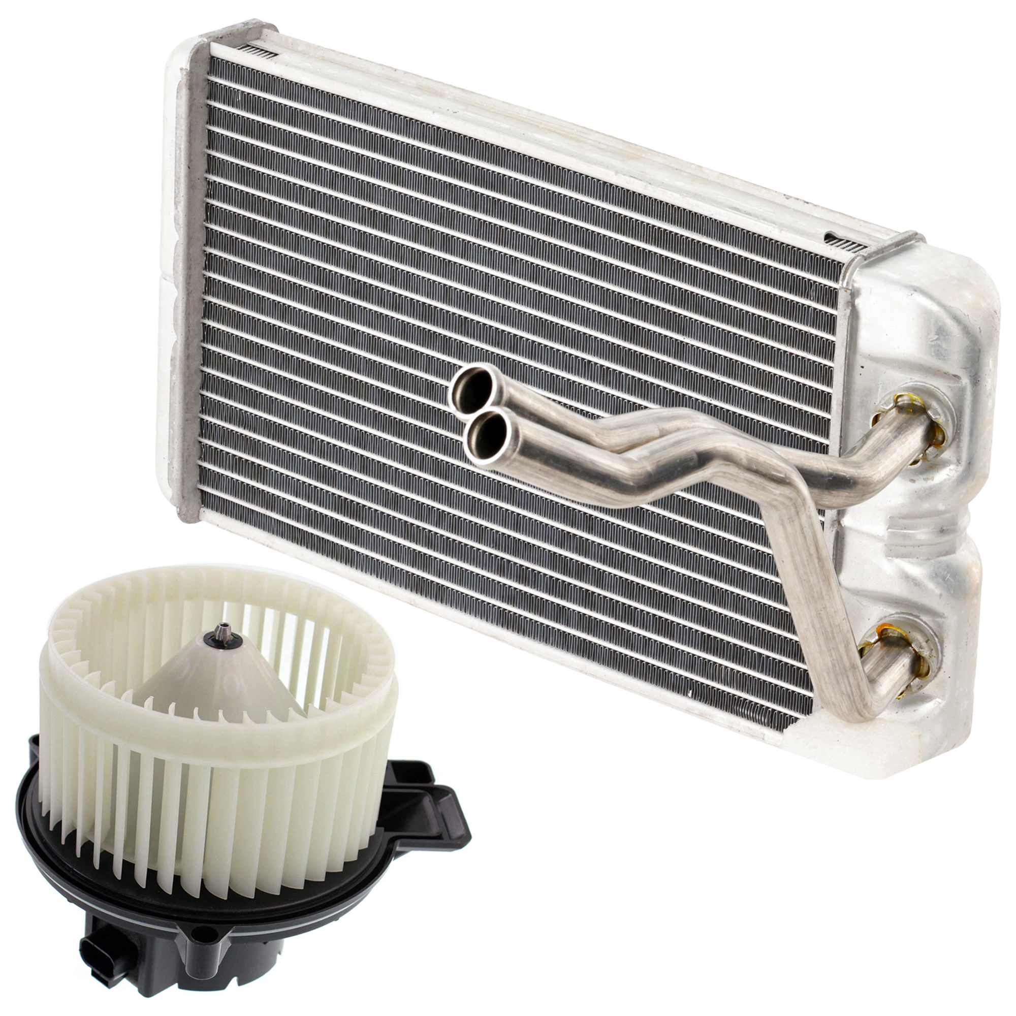 AM FUSION 06-09 MILAN 06-09 HEATER CORE AND BLOWER MOTOR KIT 2 pc Kit Aluminum 10.57 x 6.13 x 1.02 in. Core Size with Heater Core and Blower Motor SKU KIT 101024-34 Partslink FO3126126 OEM AE5Z18476BA 8E5Z19805C