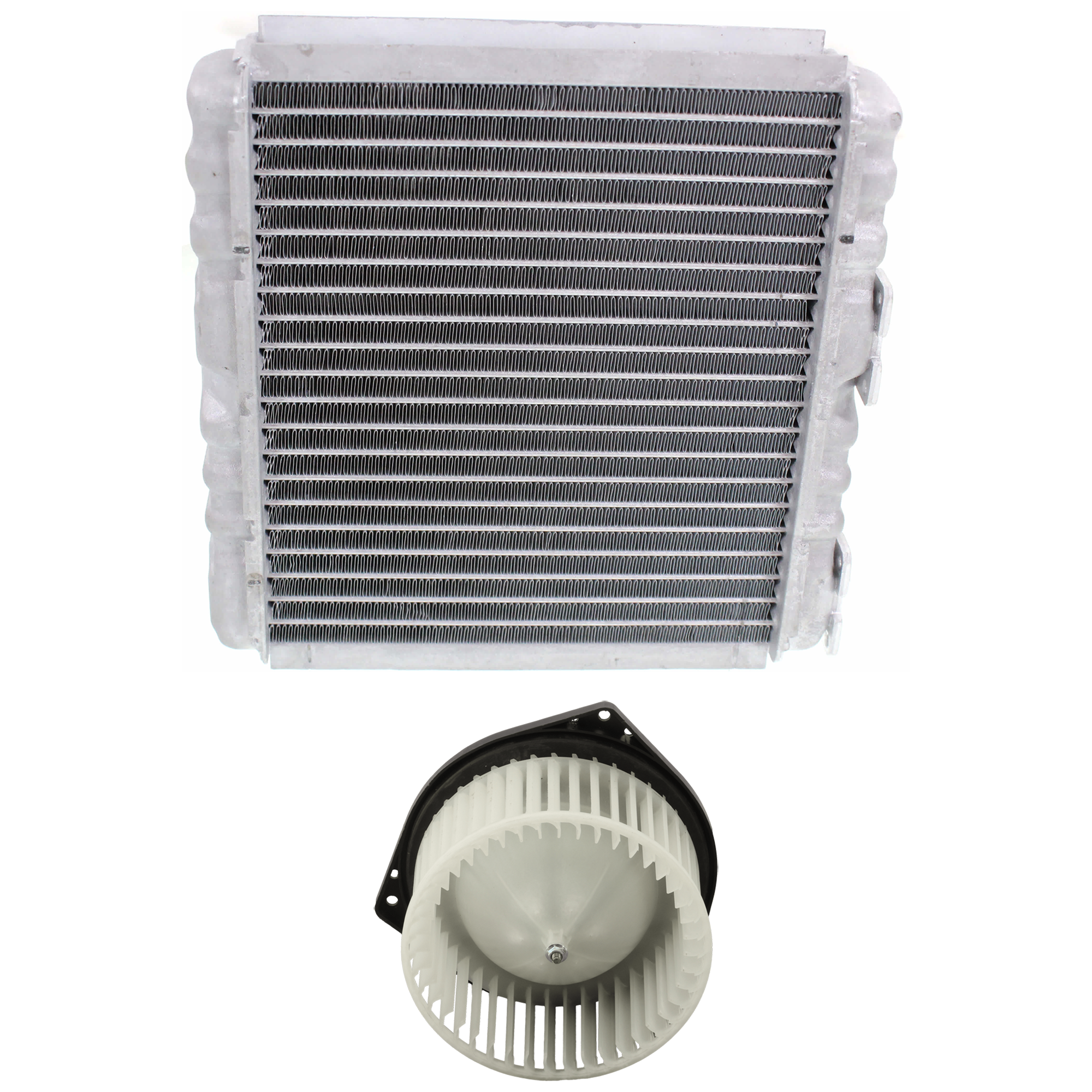 AM TL 99-03 CL 01-03 HEATER CORE AND BLOWER MOTOR KIT 2 pc Kit 6 x 7.5 x 1 in. Core size with Heater Core and Blower Motor SKU KIT 101024-37 Partslink HO3126104 OEM 271401E400-2714030Z08-79310S0K