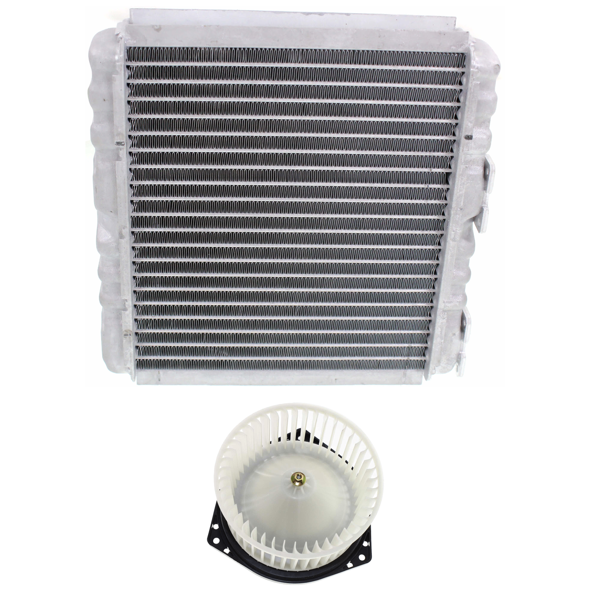AM PATHFINDER 96-04 QX4-97-03 HEATER CORE AND BLOWER MOTOR KIT 2 pc Kit 6 x 7.5 x 1 in. Core size with Heater Core and Blower Motor SKU KIT 101024-39 Partslink NI3126103 OEM 271401E400-2714030Z08-272207J2