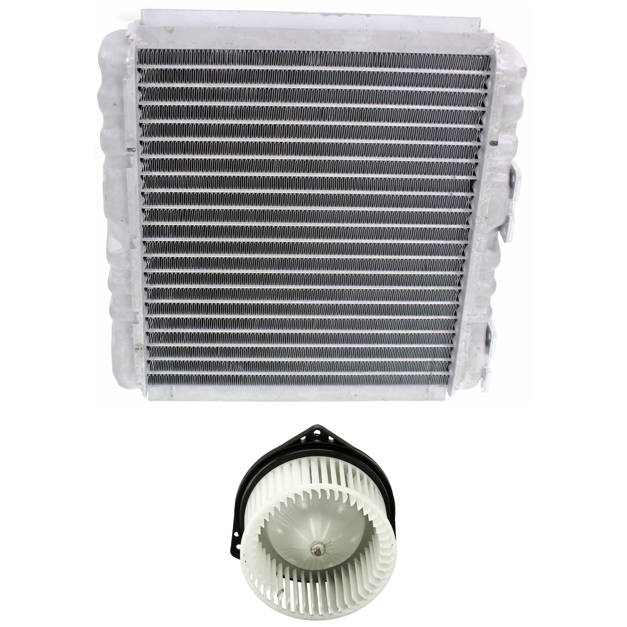 AM FORESTER 01-02 HEATER CORE AND BLOWER MOTOR KIT 2 pc Kit 6 x 7.5 x 1 in. Core size with Heater Core and Blower Motor SKU KIT 101024-40 Partslink SU3126104 OEM 271401E400-2714030Z08-72240FC0