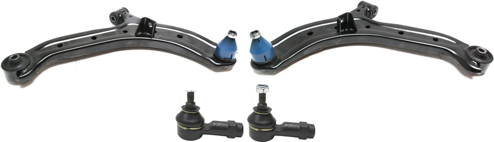 AM ACCENT 00-05 FRONT CONTROL ARM KIT RH AND LH Lower w ball joint s 4 pc Kit with Tie Rod End Control Arm SKU KIT 101117-07 OEM 5450025000-5450125000-352018-1