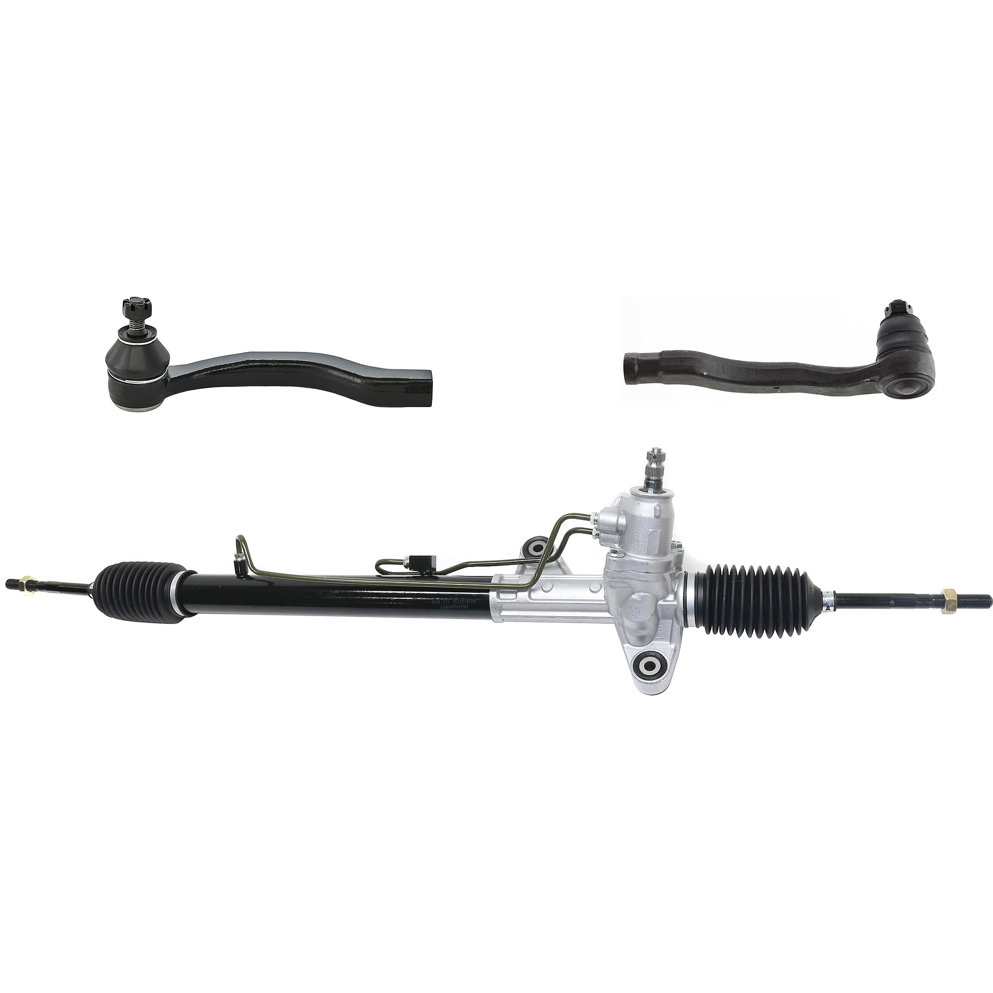AM CR V 97-01 STEERING RACK 3 pc kit w Tie Rod Ends SKU KIT 101117-70 OEM 53010S10000-53010S10003-53601S